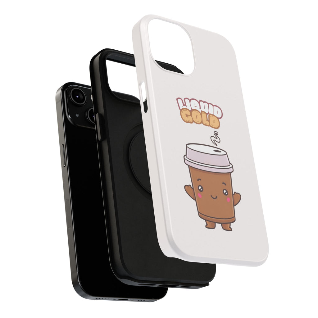 Coffee Cup Phone Case – “Liquid Gold” Cute Kawaii Espresso Impact-Resistant Case