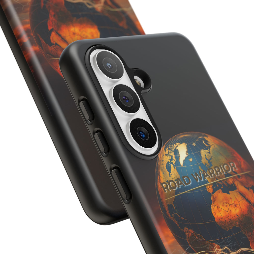 Truck Driver Phone Case — 'Global Road Warrior' Semi Truck Globe Tough Phone Cover