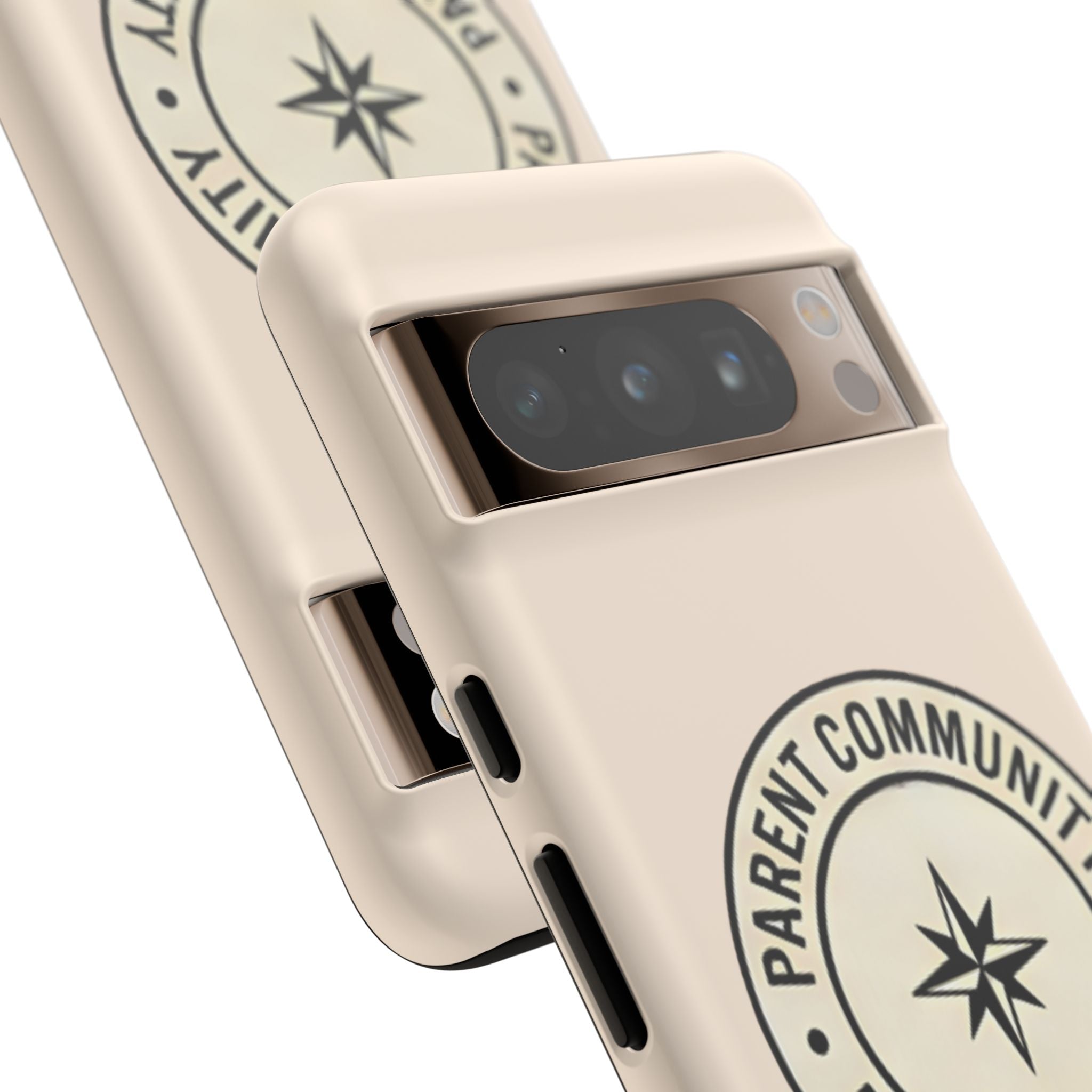 Parent Community Tough Phone Case — Durable Compass Logo Protective Cover