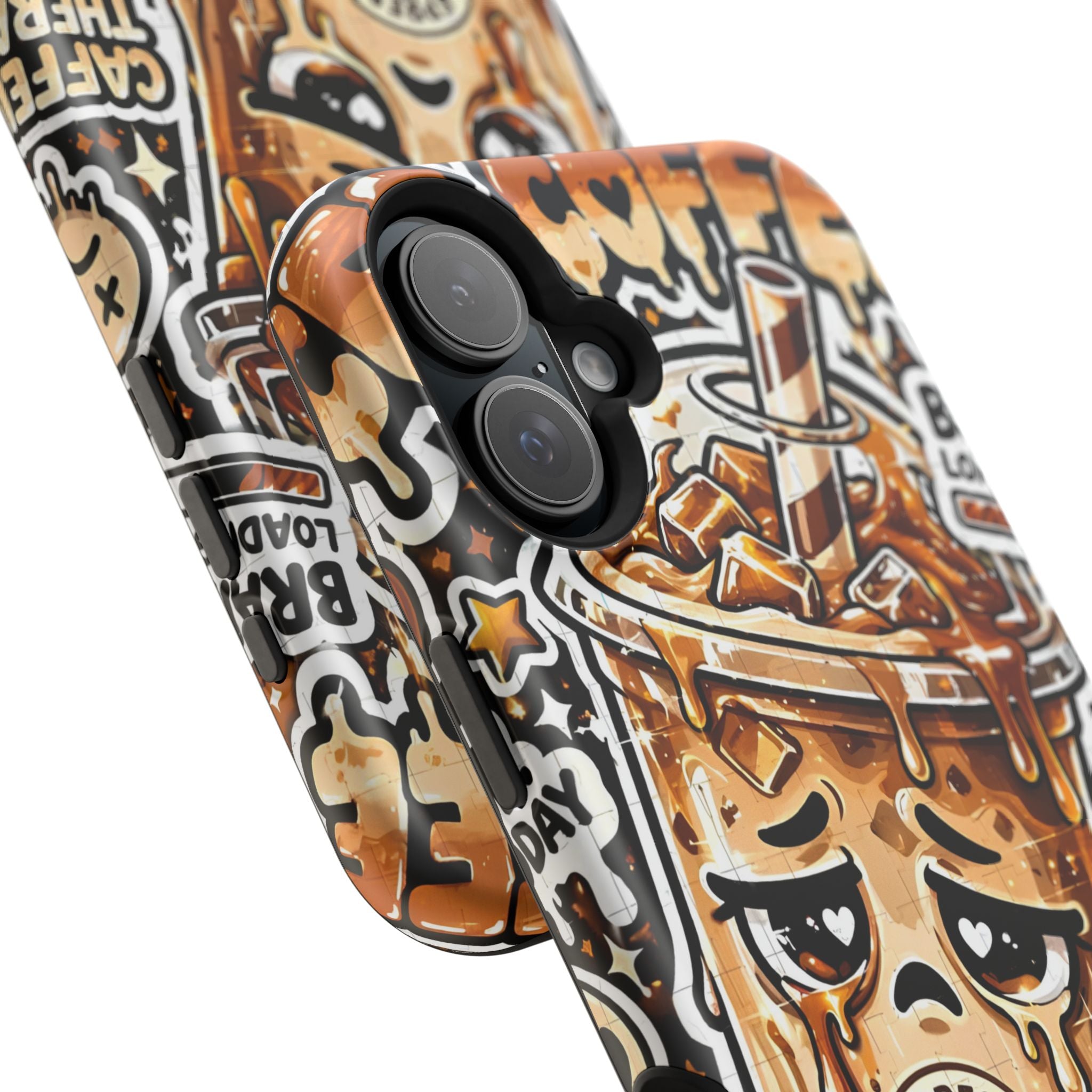 Iced Coffee Phone Case — “Sippin' & Survivin'” Magnetic Impact-Resistant Case