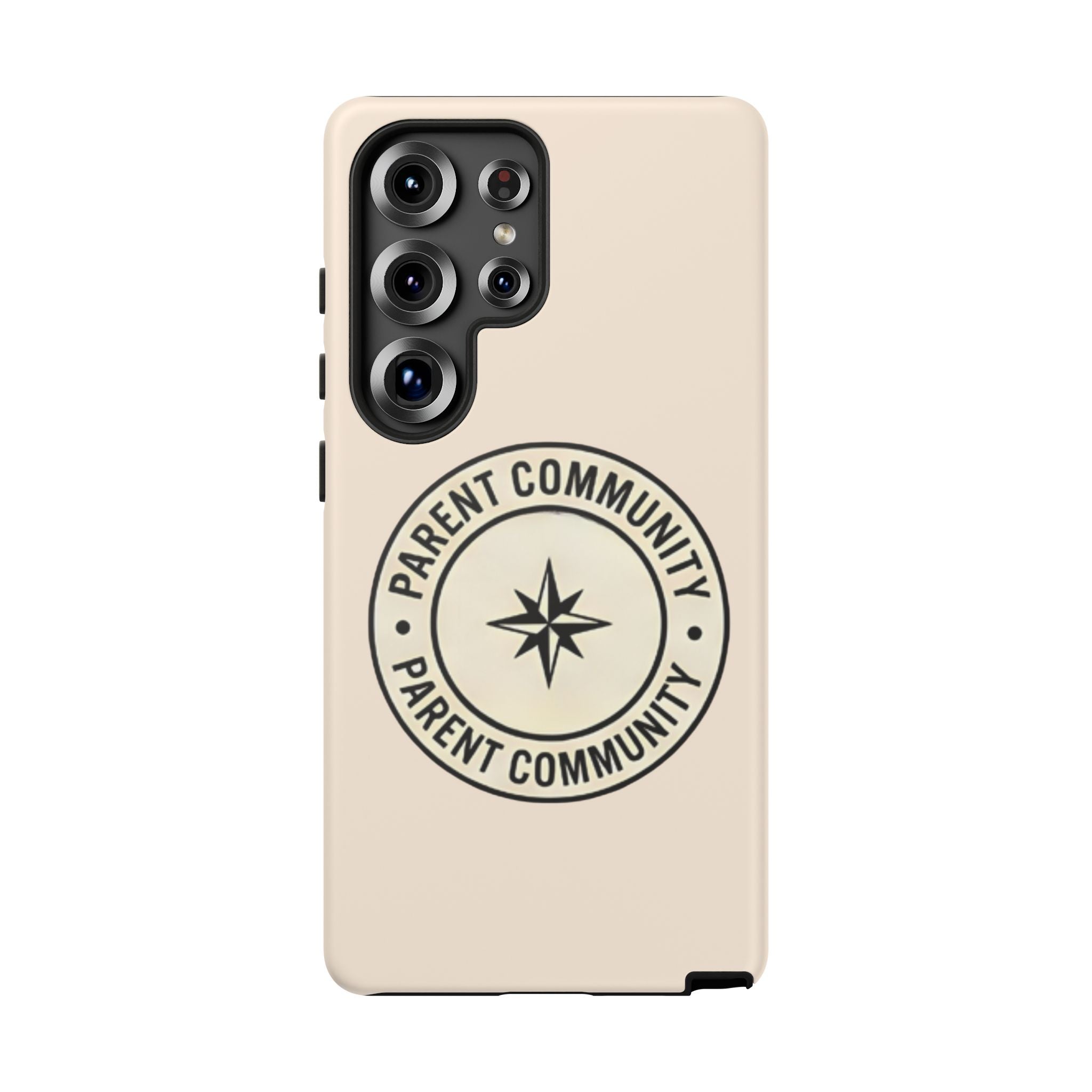Parent Community Tough Phone Case — Durable Compass Logo Protective Cover