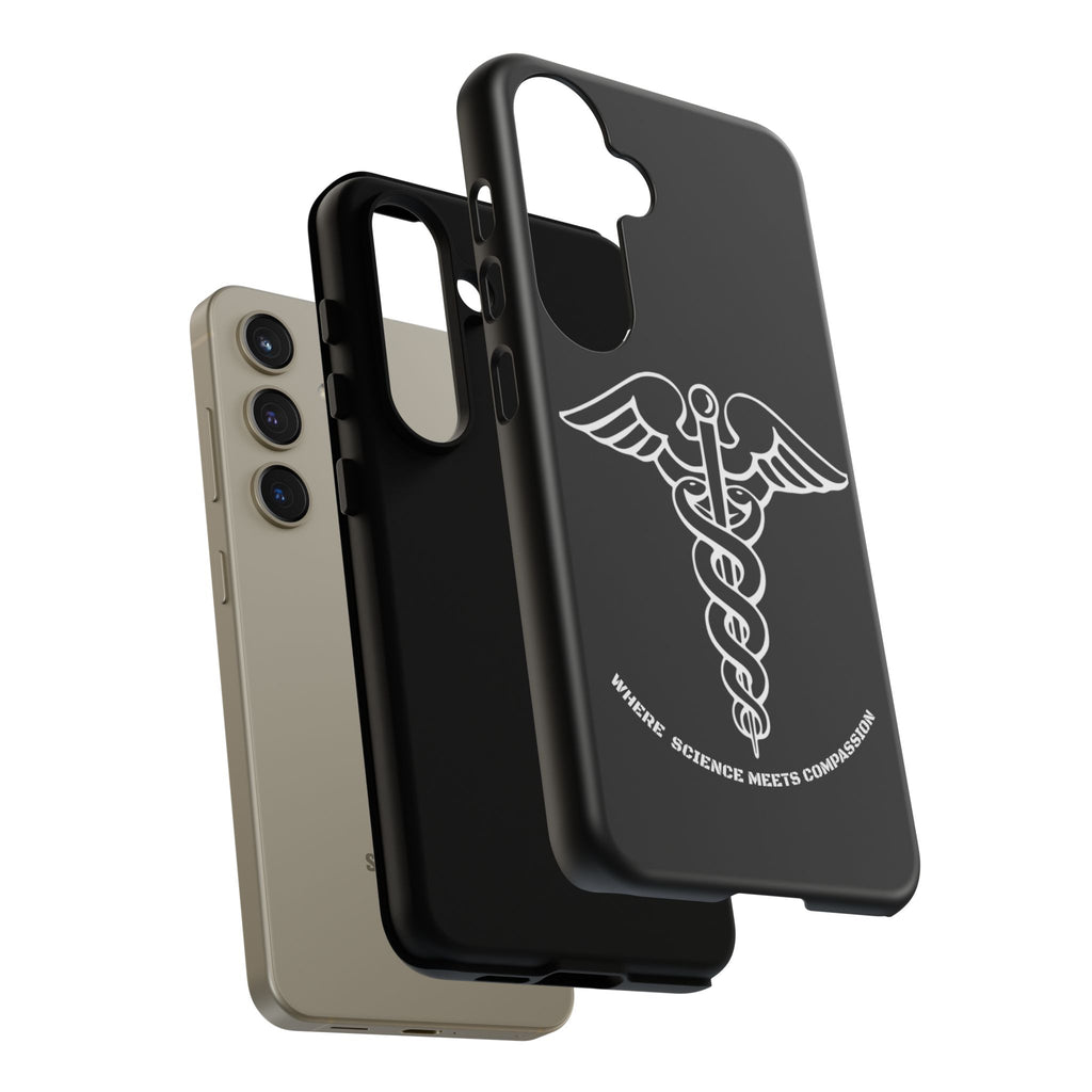 Medical Caduceus Phone Case — "Where Science Meets Compassion" Protective iPhone Cover