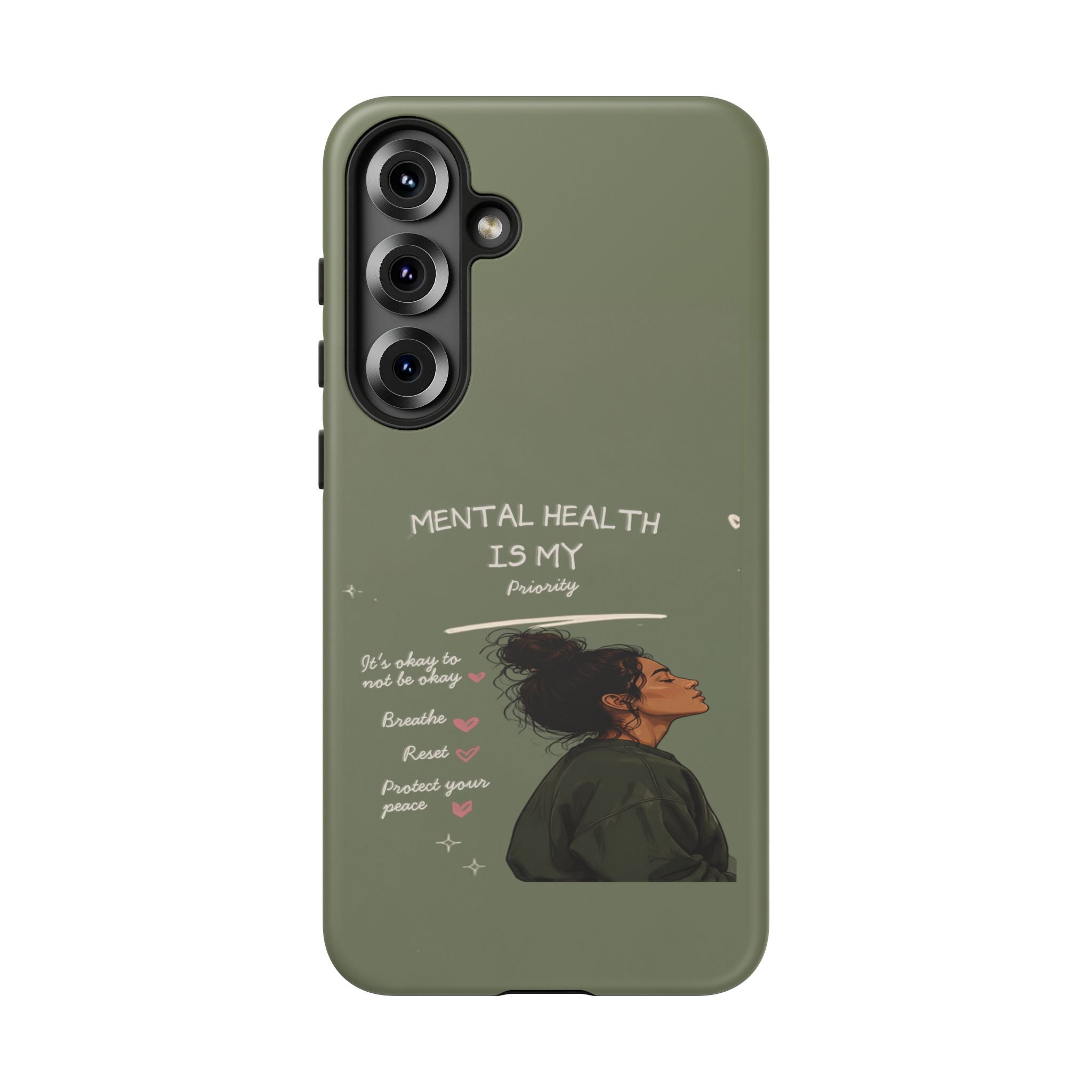 Mental Health Is My Priority Phone Case — Inspirational Protective iPhone Cover