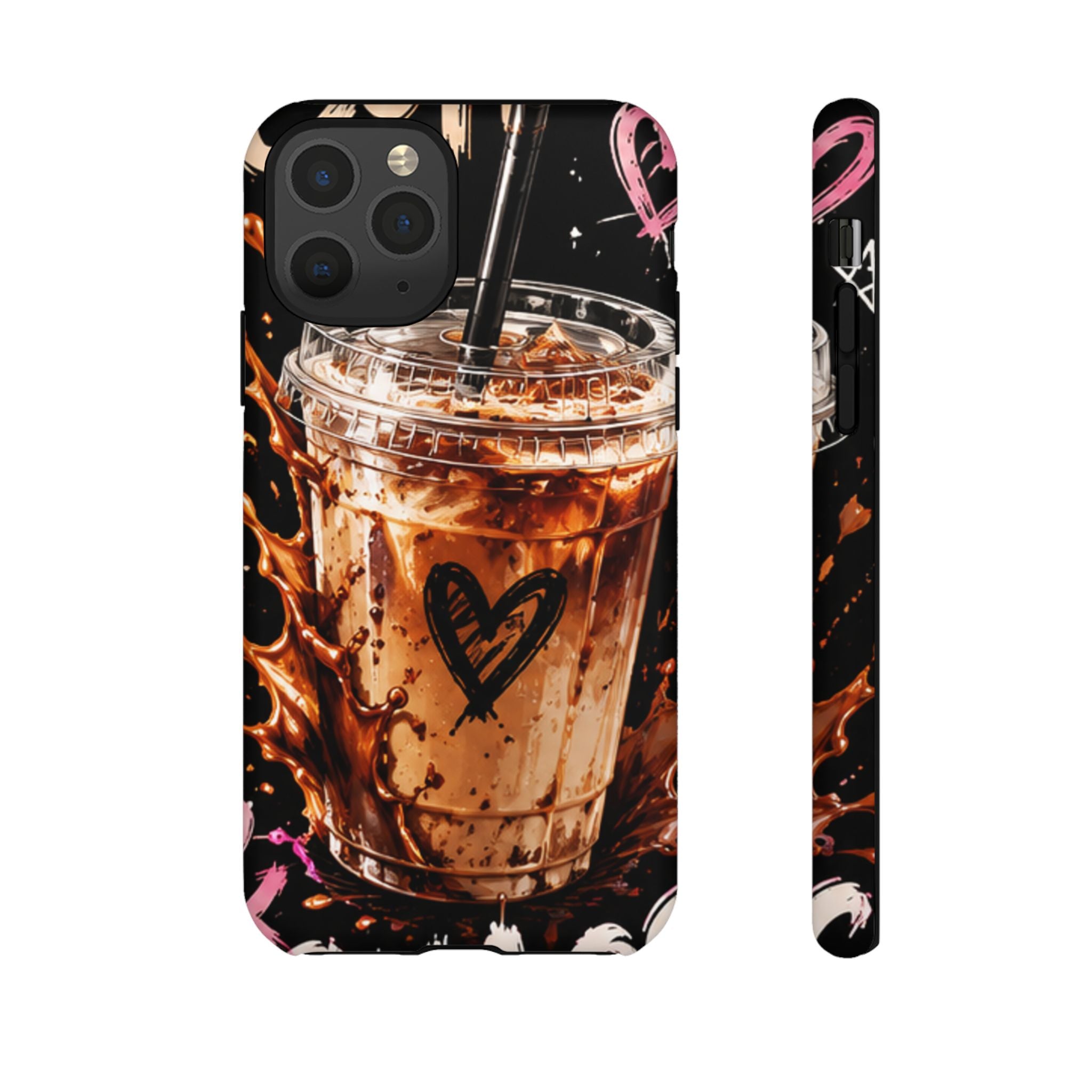 Iced Coffee Phone Case – 'Iced Coffee latte: Stylish Protective Case