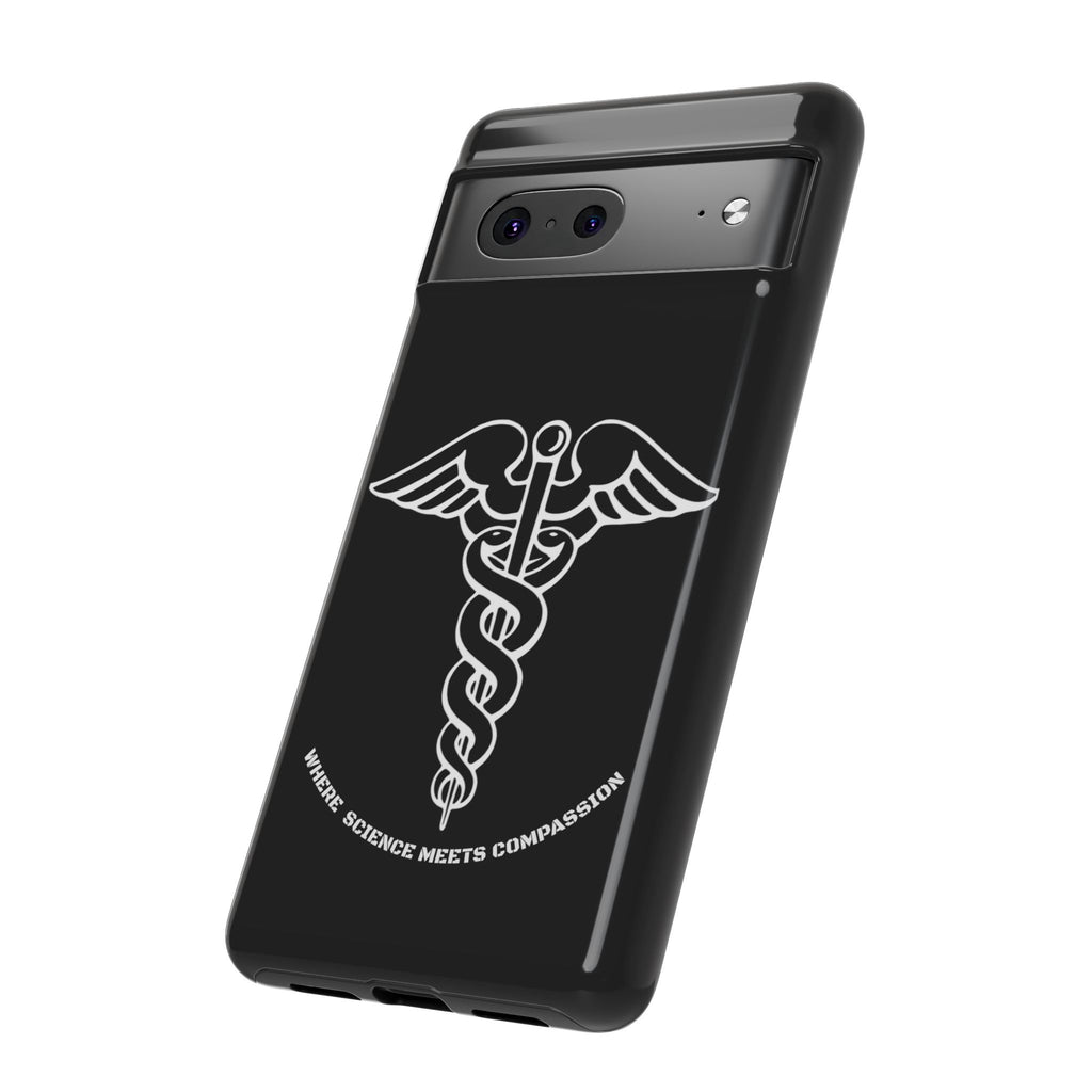 Medical Caduceus Phone Case — "Where Science Meets Compassion" Protective iPhone Cover