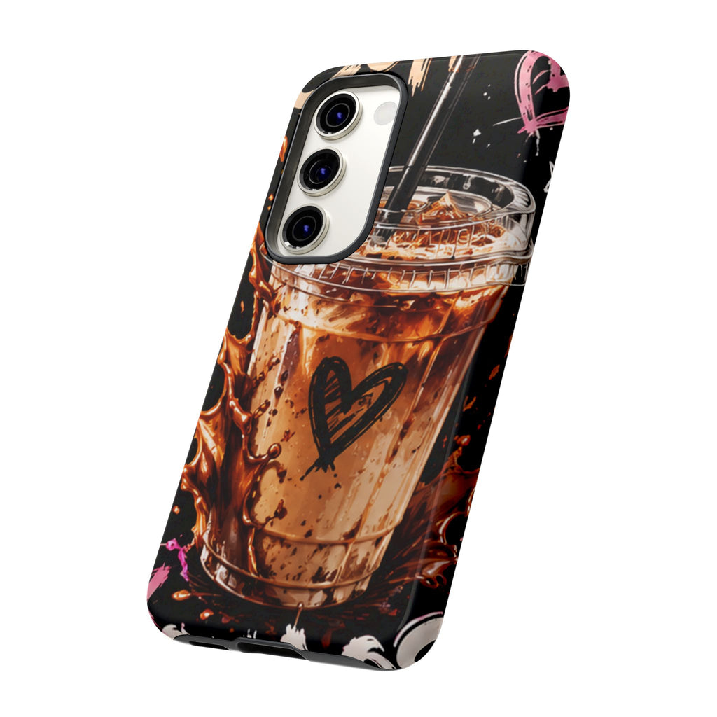 Iced Coffee Phone Case – 'Iced Coffee latte: Stylish Protective Case