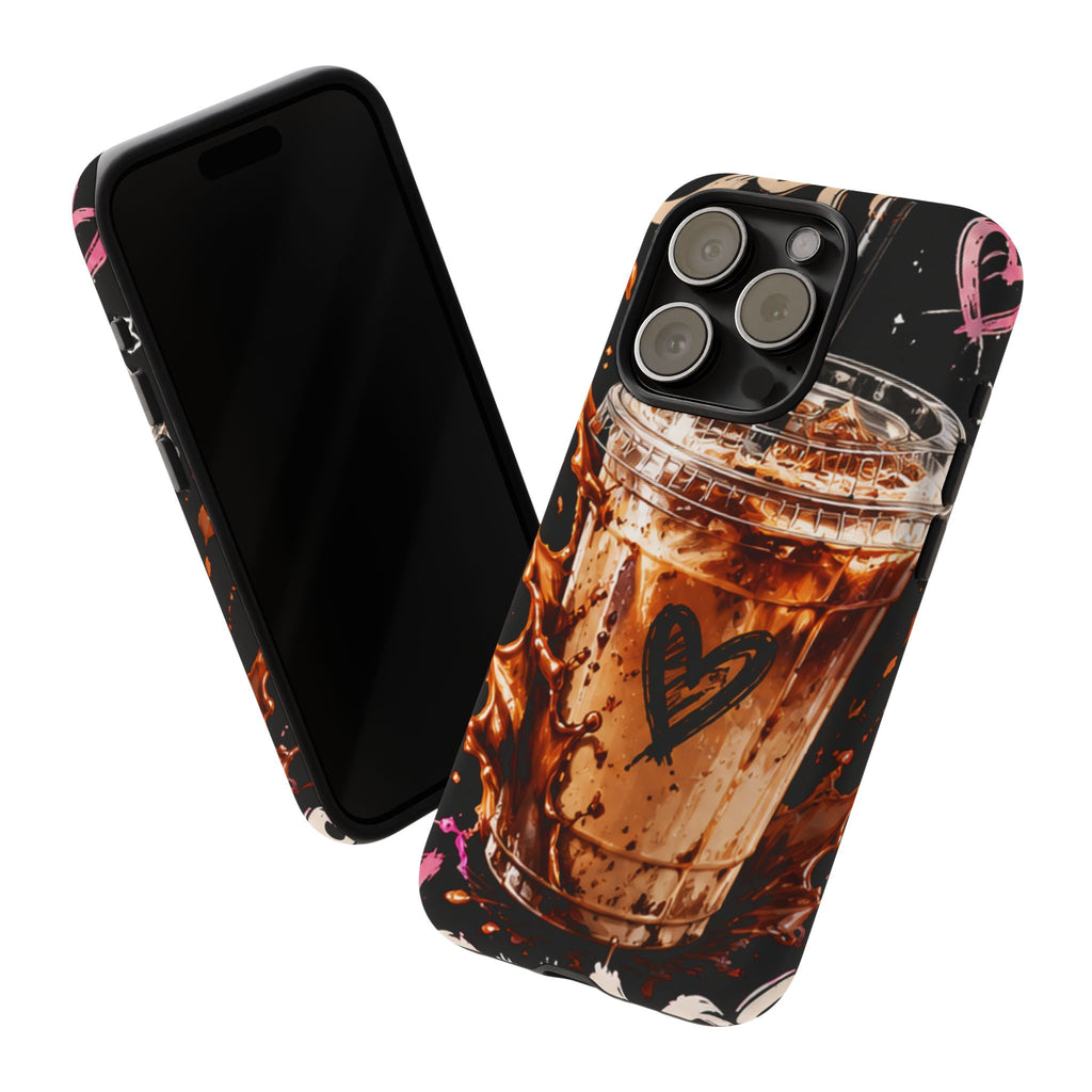 Iced Coffee Phone Case – 'Iced Coffee latte: Stylish Protective Case