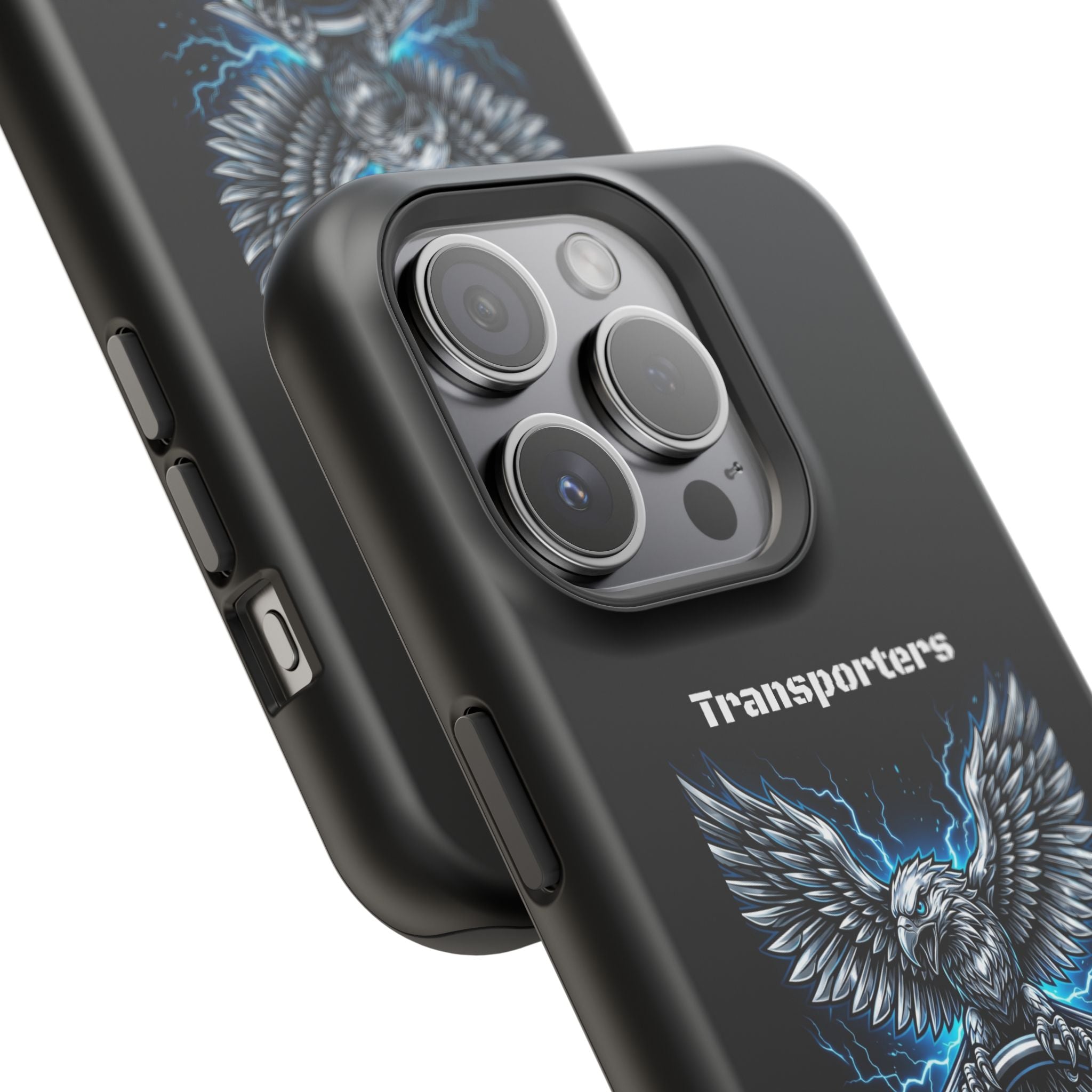 Electric Raven Magnetic Phone Case — Impact‑Resistant Protective Cover