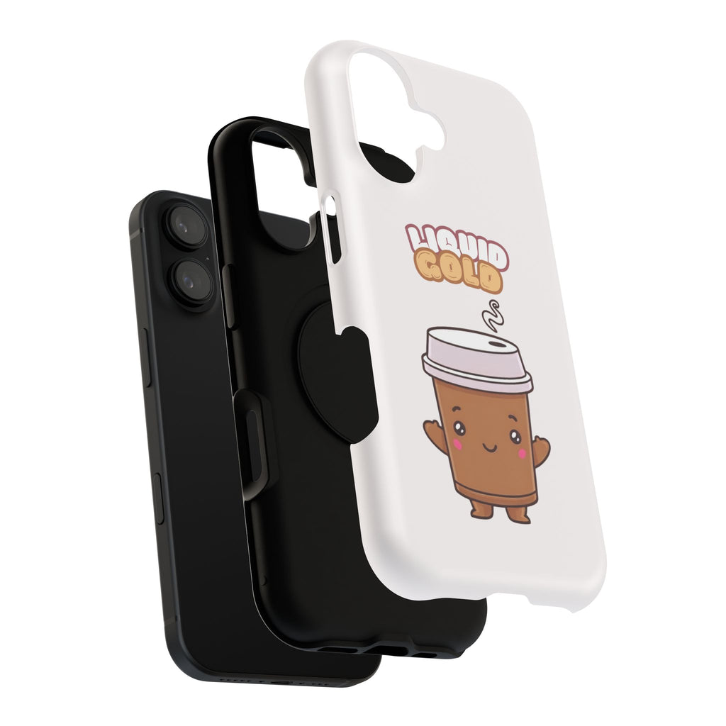 Coffee Cup Phone Case – “Liquid Gold” Cute Kawaii Espresso Impact-Resistant Case