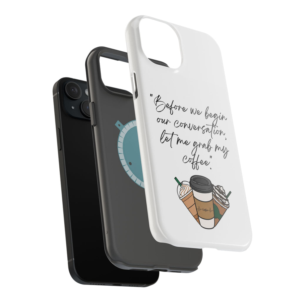 Coffee Quote Magnetic Impact-Resistant Phone Case