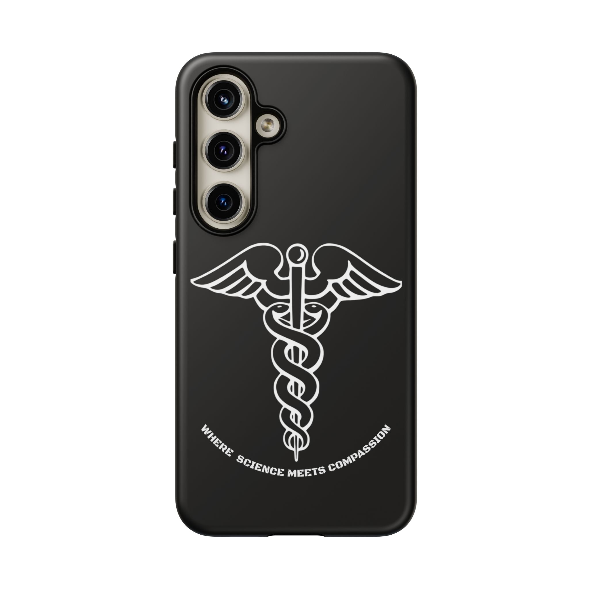 Medical Caduceus Phone Case — "Where Science Meets Compassion" Protective iPhone Cover