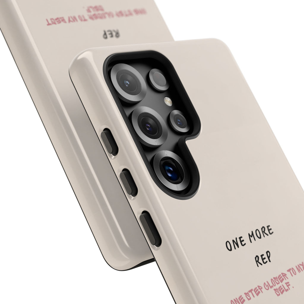 Gym Phone Case — "One More Rep" Workout Duffle & Sneakers Protective Case