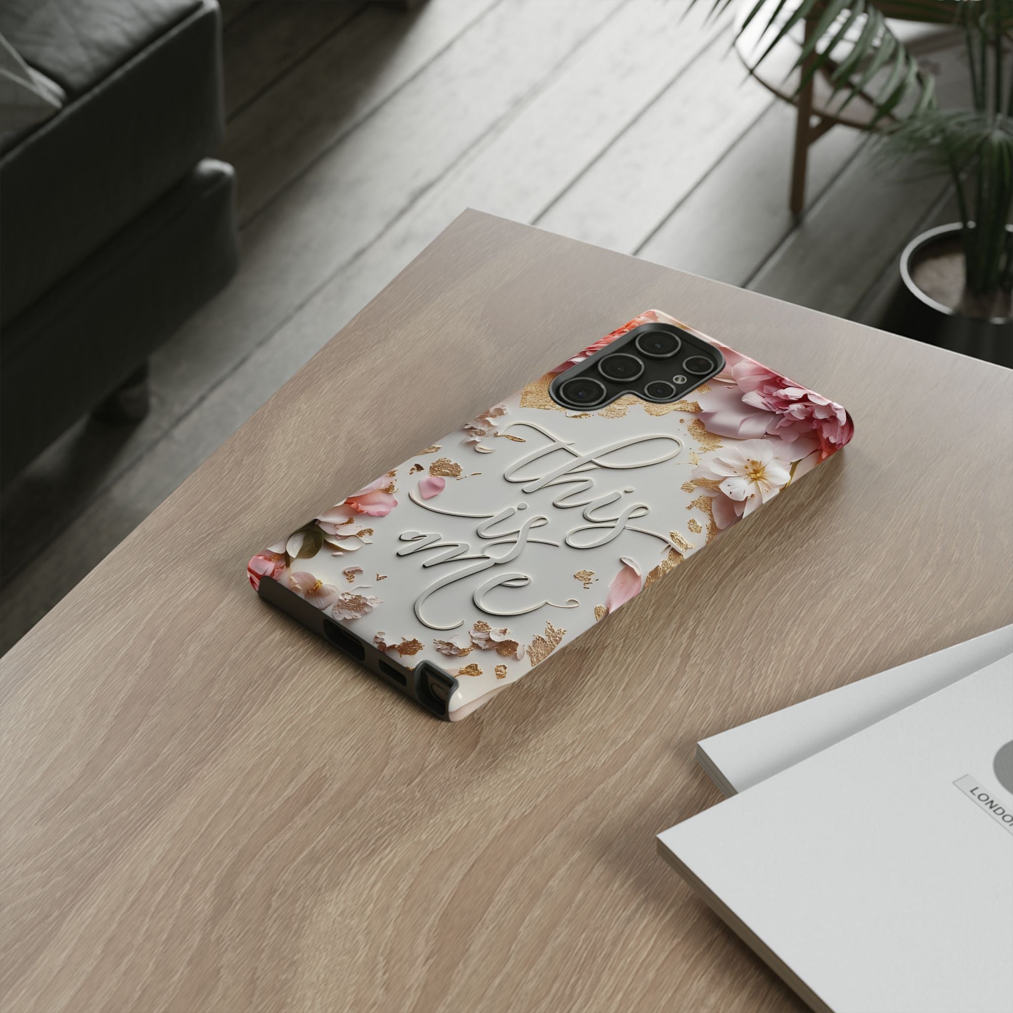 Phone Case — "This Is Me" Floral Tough Case