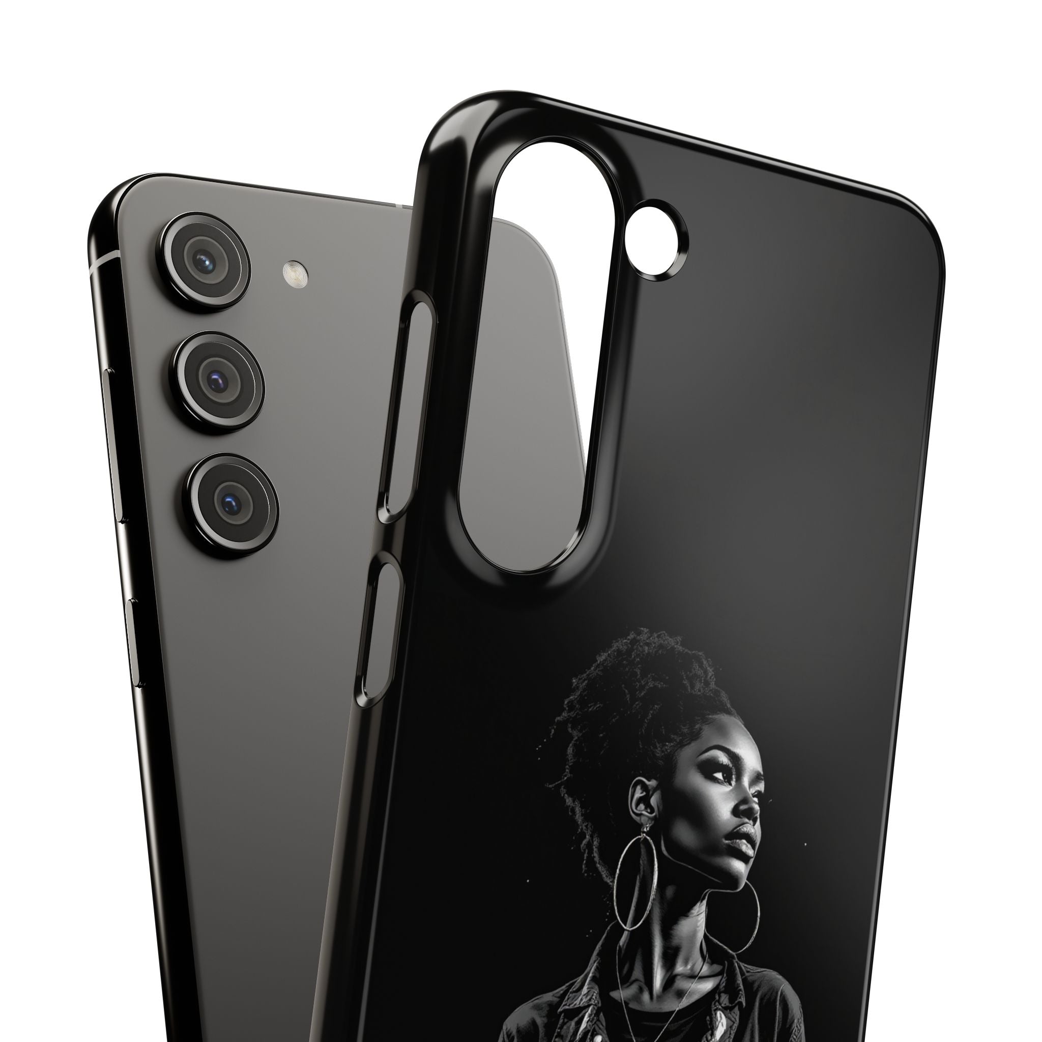 Phone Case — "Long Haul Loyalty" Black Portrait Snap Case