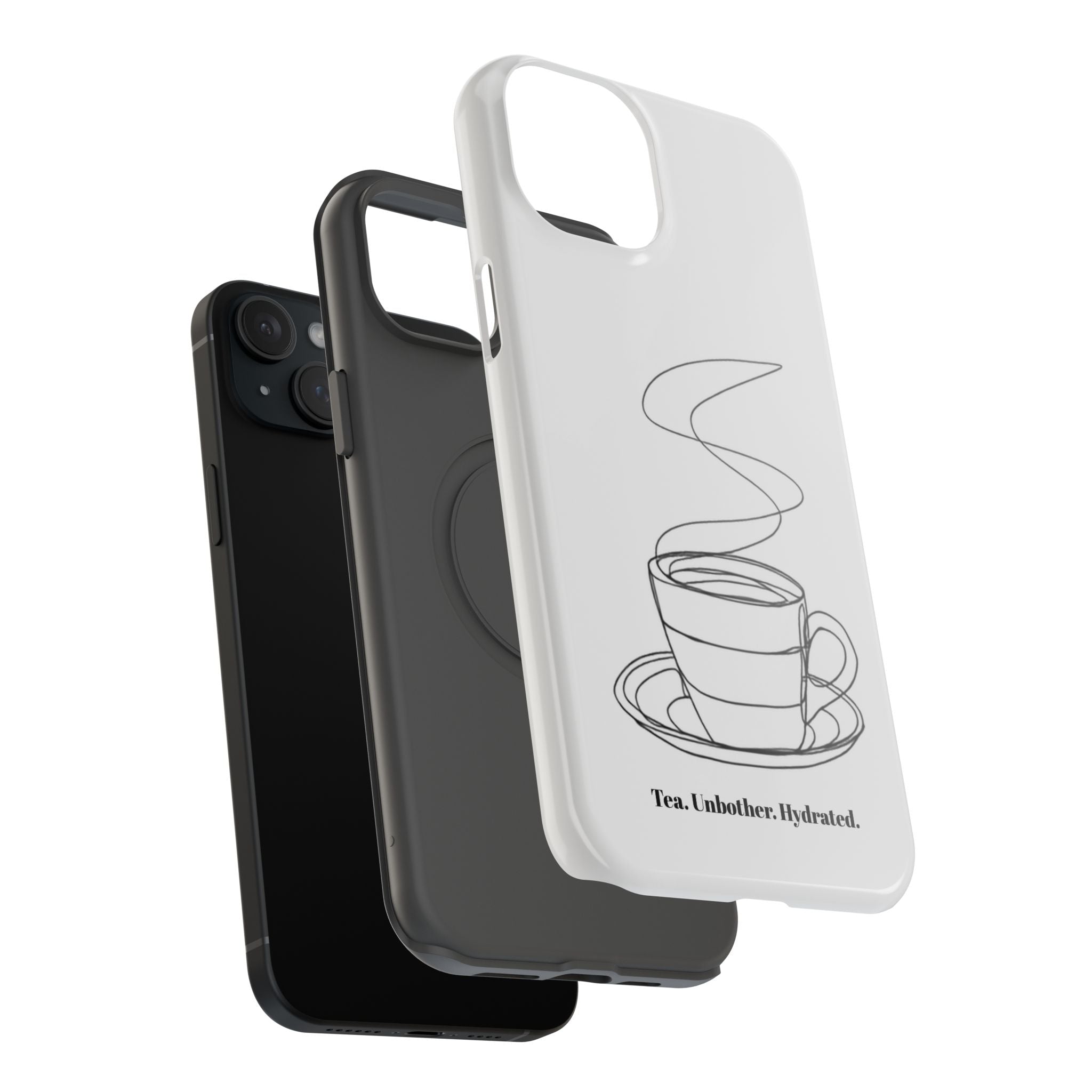 Tea Unbothered Hydrated Phone Case — Impact-Resistant