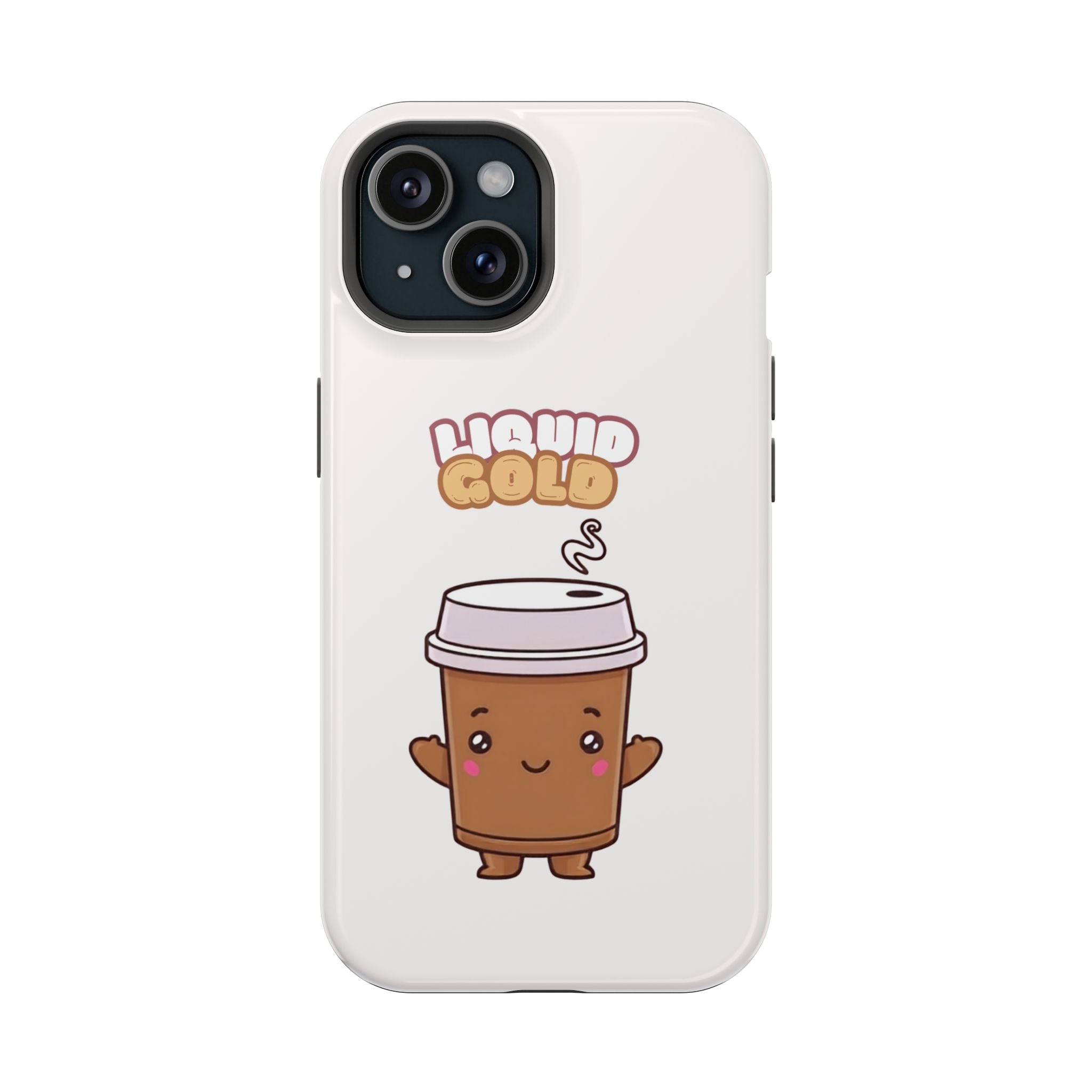 Coffee Cup Phone Case – “Liquid Gold” Cute Kawaii Espresso Impact-Resistant Case
