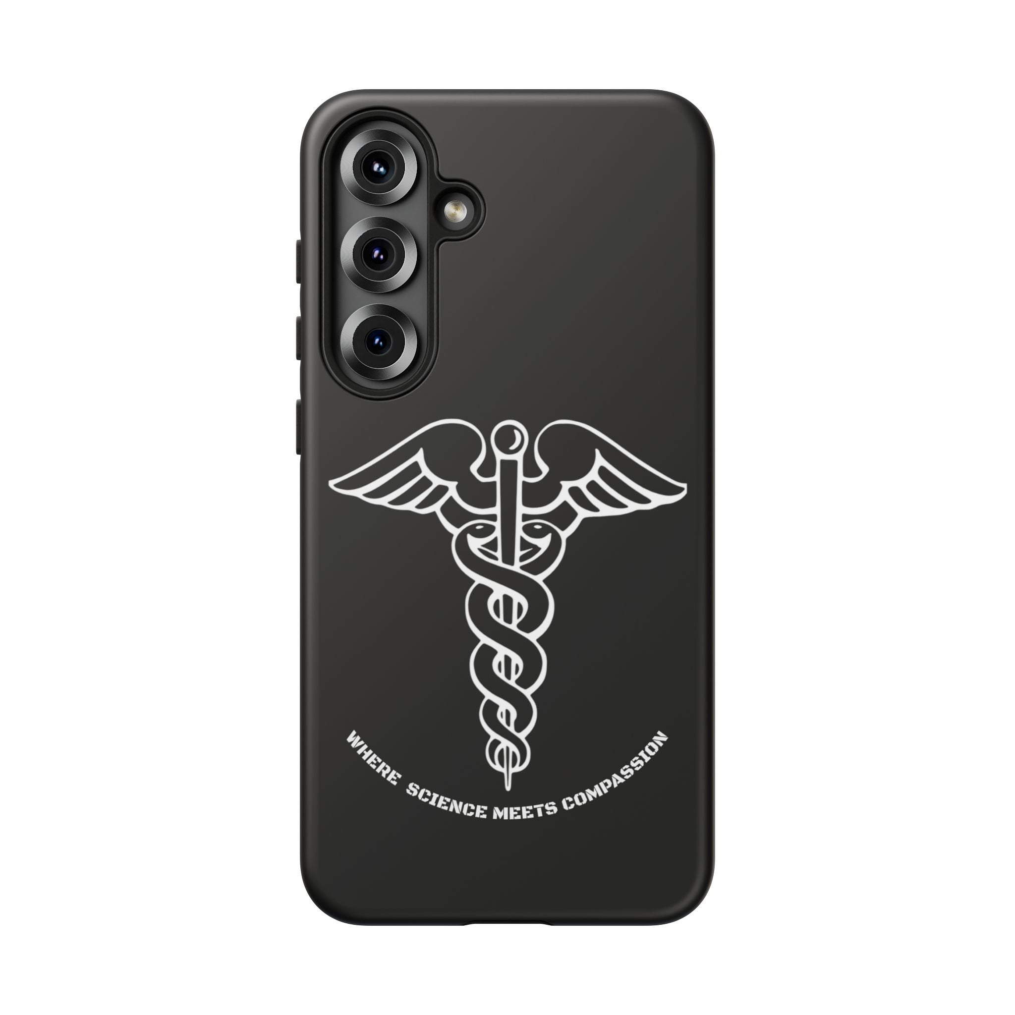 Medical Caduceus Phone Case — "Where Science Meets Compassion" Protective iPhone Cover