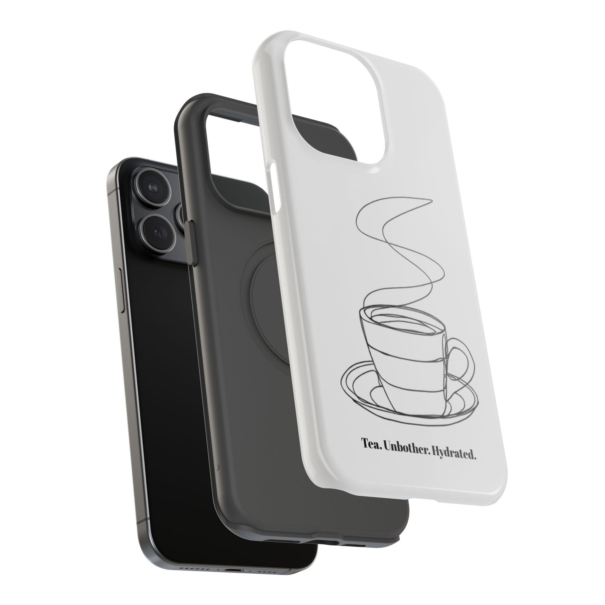 Tea Unbothered Hydrated Phone Case — Impact-Resistant