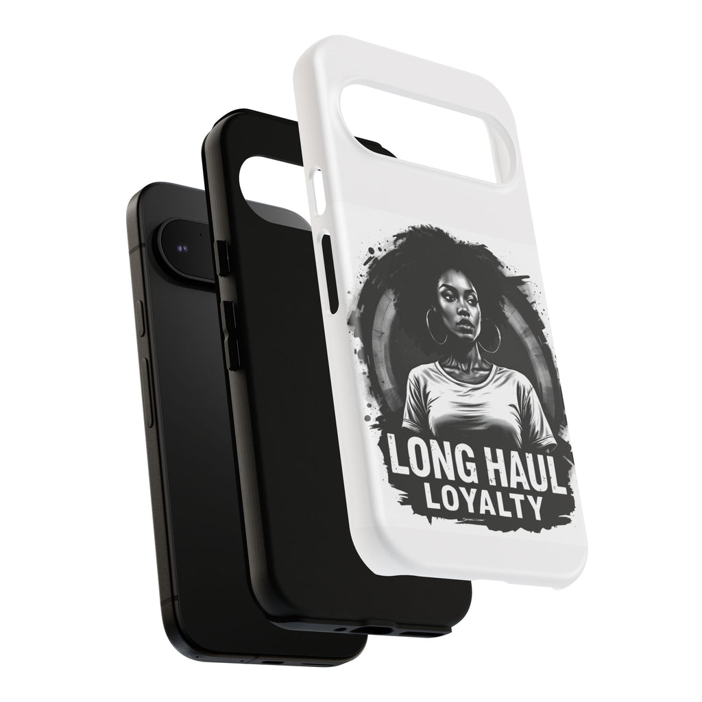 Phone Case — "Long Haul Loyalty" Black & White Portrait Protective Case