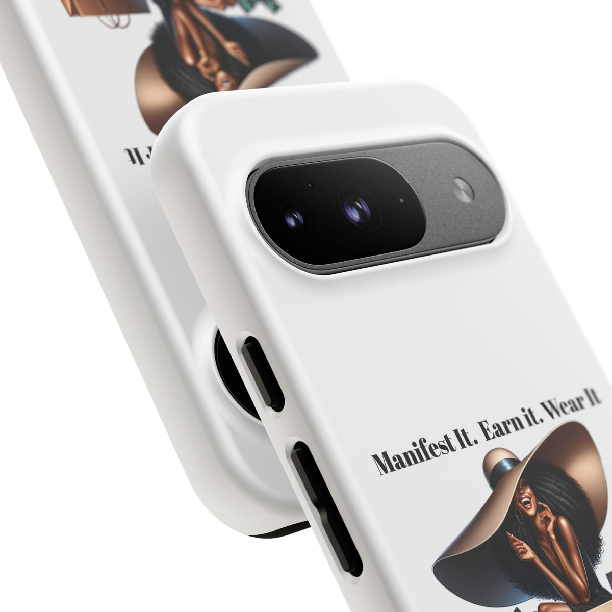 Phone Case - "Manifest It. Earn It. Wear It." Chic Shopper Design