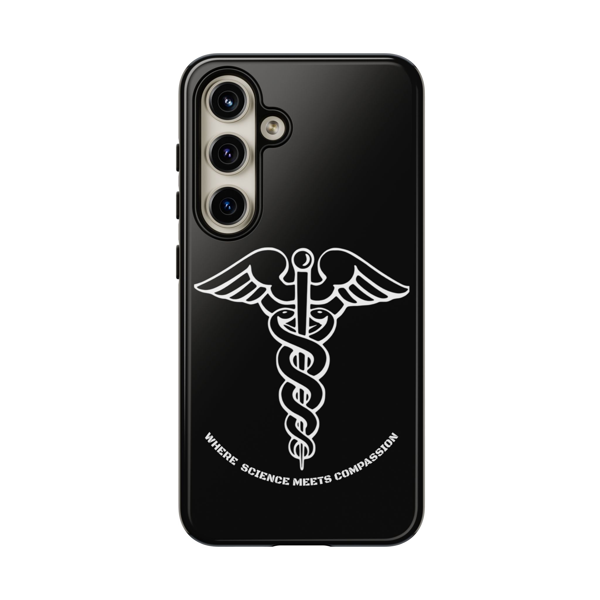 Medical Caduceus Phone Case — "Where Science Meets Compassion" Protective iPhone Cover