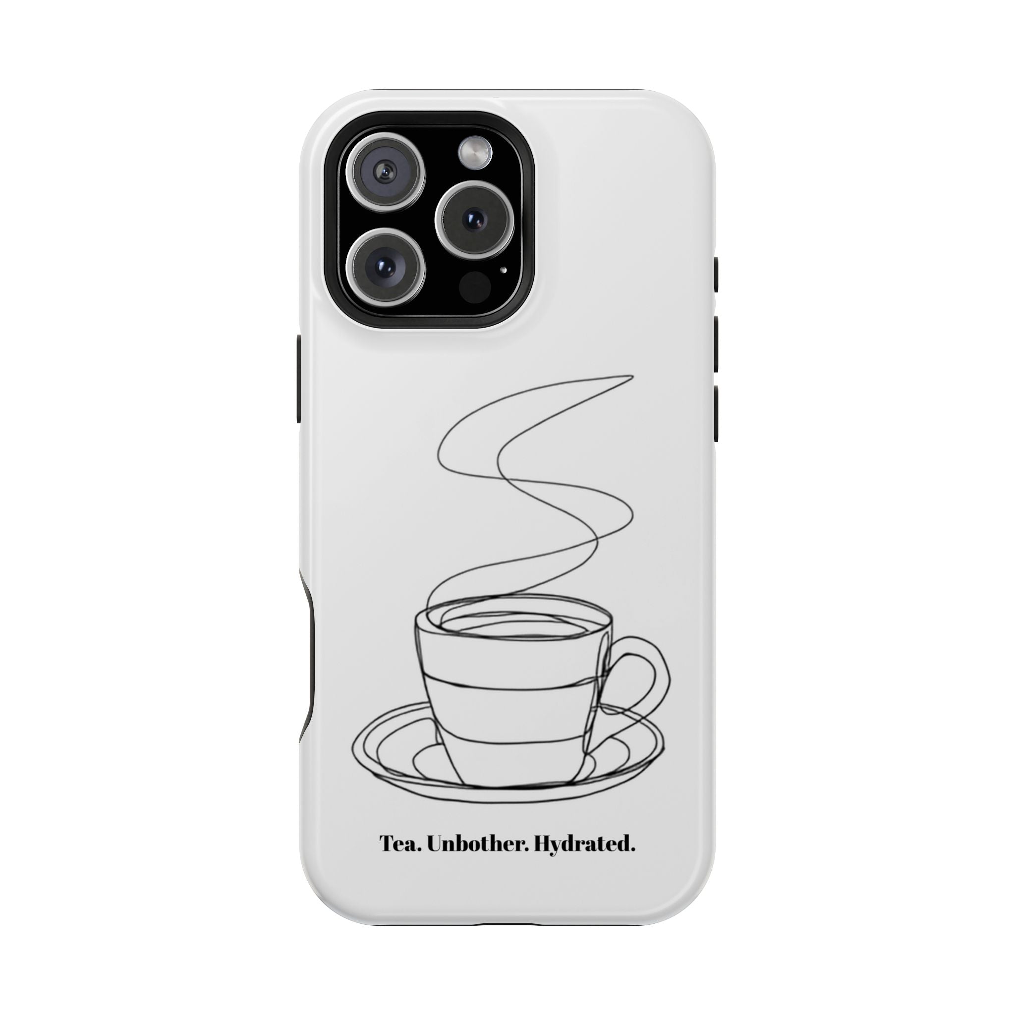 Tea Unbothered Hydrated Phone Case — Impact-Resistant