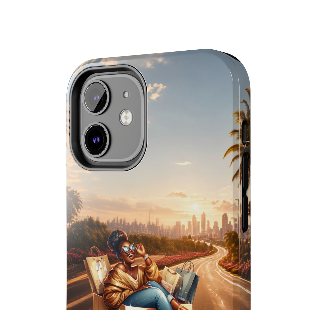 Sunset Roadtrip Tough Phone Case — Relaxed Traveler Design