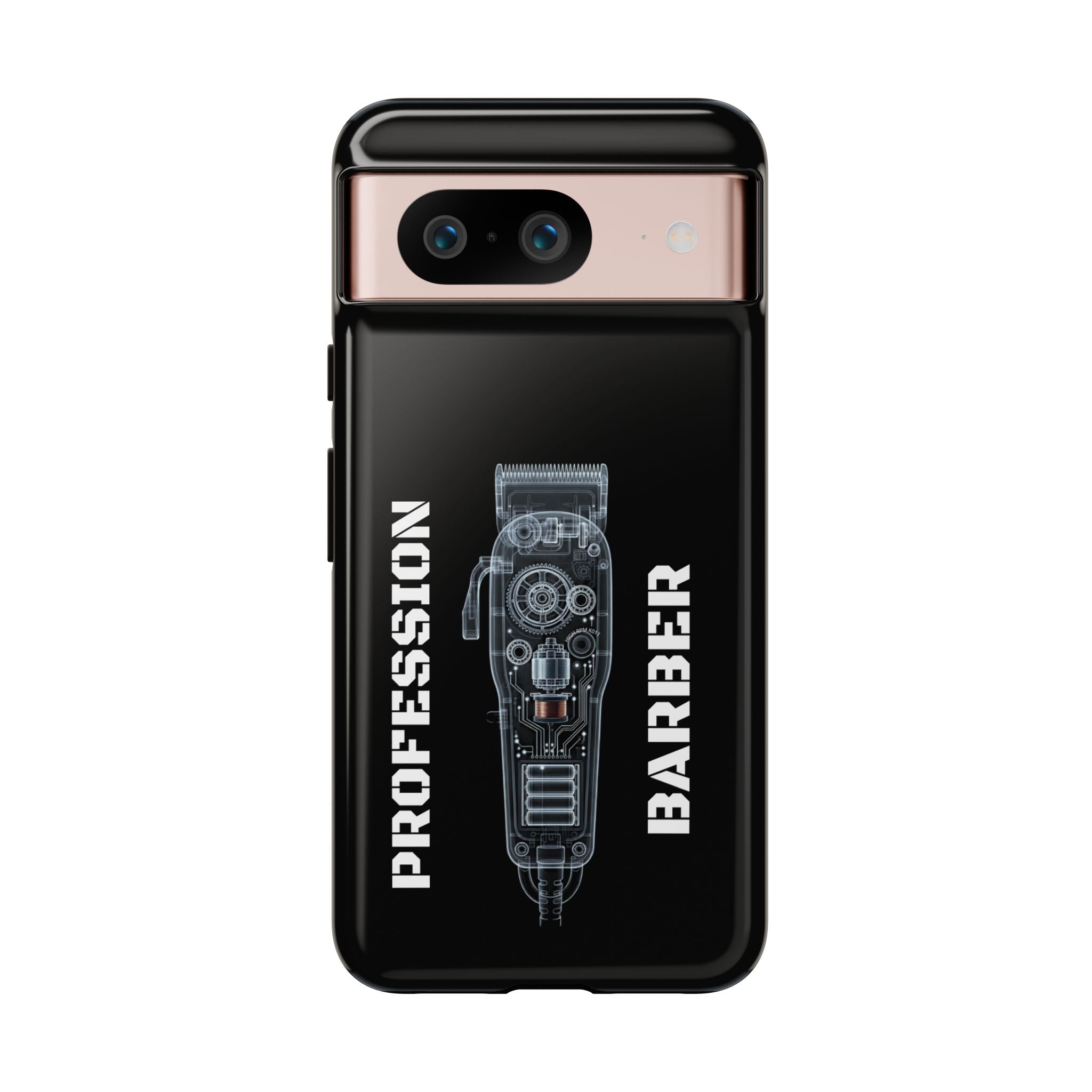 Barber Clip Cord X‑Ray Tough Phone Case – Professional Barber Gift
