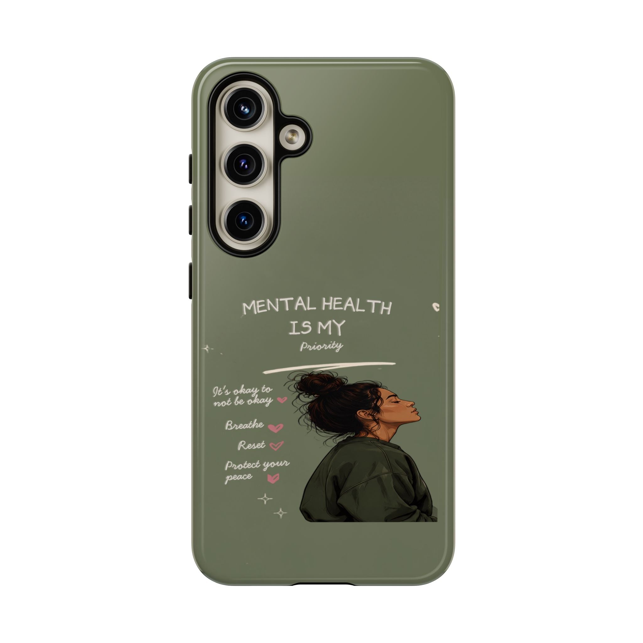 Mental Health Is My Priority Phone Case — Inspirational Protective iPhone Cover