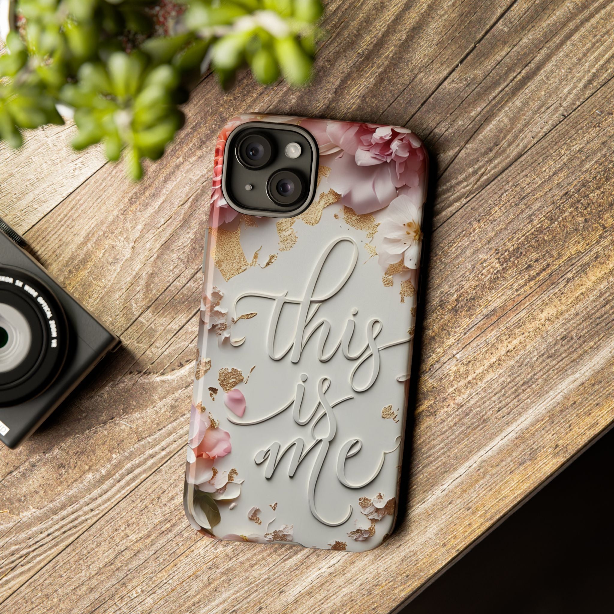 Phone Case — "This Is Me" Floral Tough Case