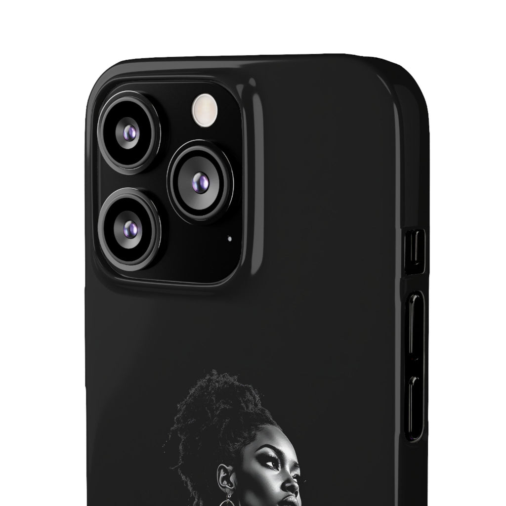 Phone Case — "Long Haul Loyalty" Black Portrait Snap Case