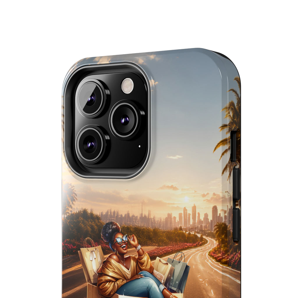 Sunset Roadtrip Tough Phone Case — Relaxed Traveler Design