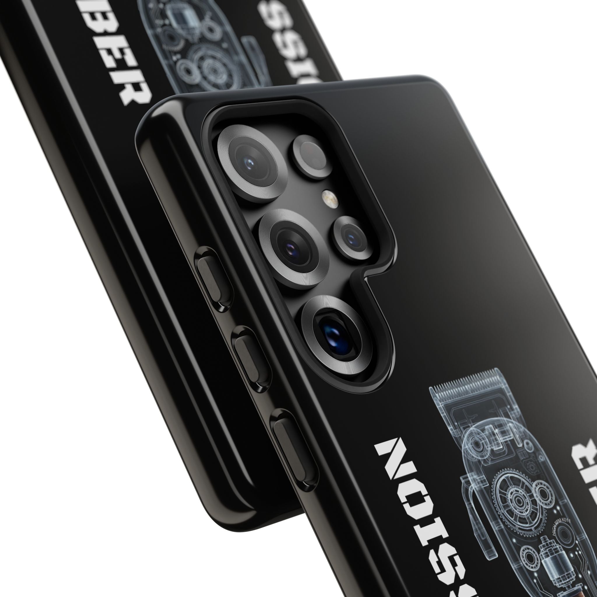 Barber Clip Cord X‑Ray Tough Phone Case – Professional Barber Gift