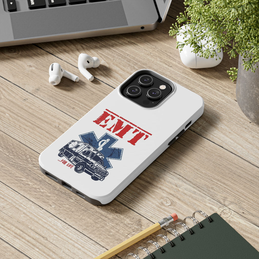 EMT ambulance graphic Phone Case | Emergency Medical Technician design