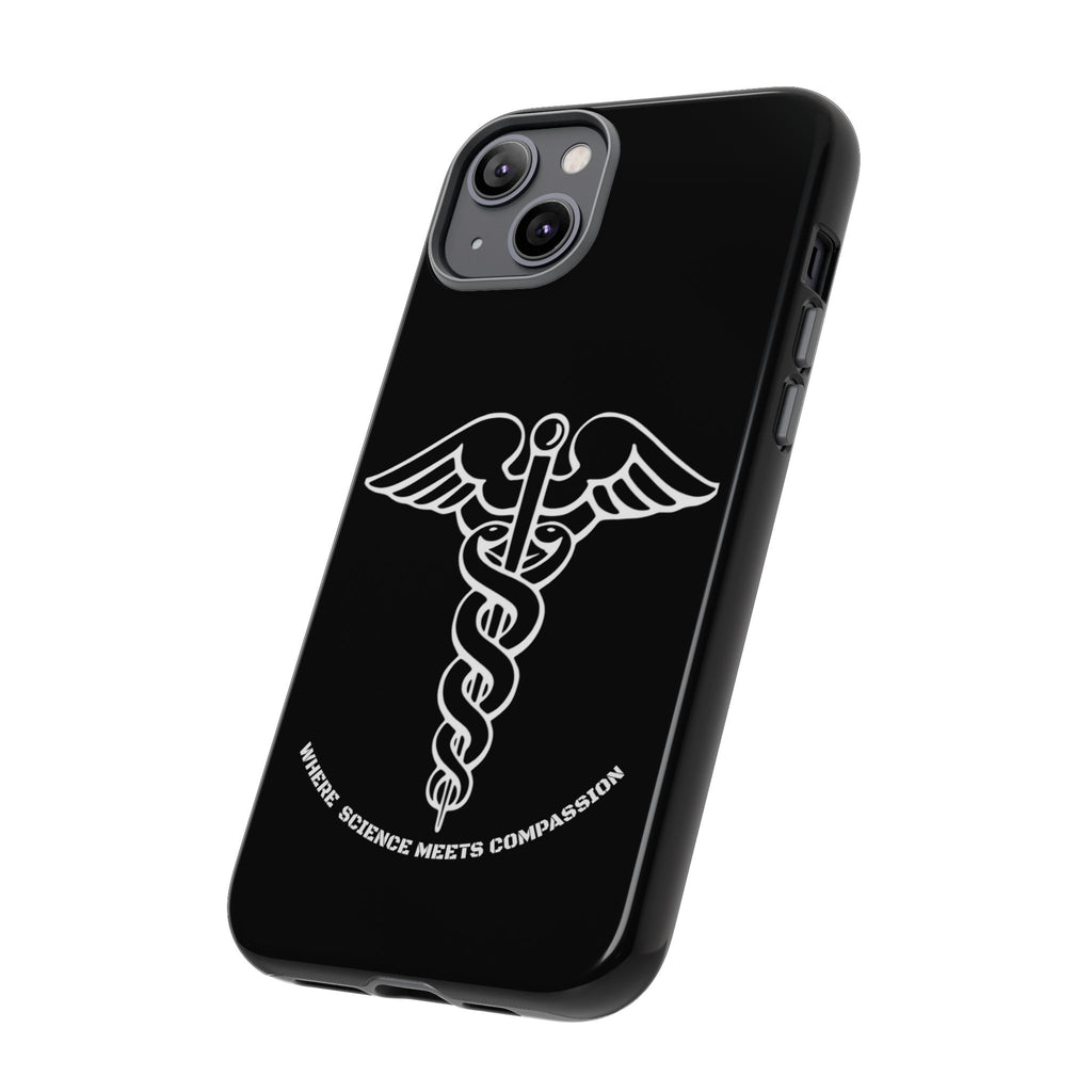 Medical Caduceus Phone Case — "Where Science Meets Compassion" Protective iPhone Cover
