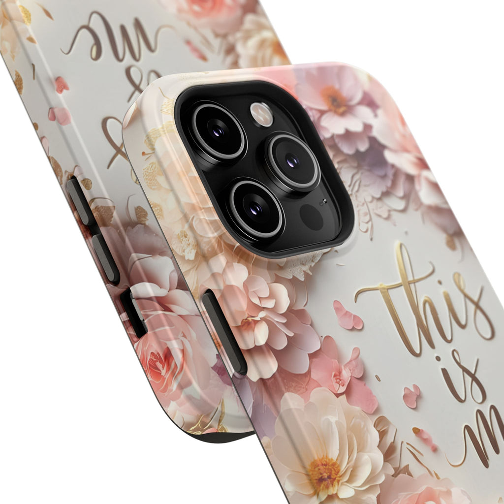 Floral "This Is Me" Phone Case — Impact-Resistant Floral Protective Cover
