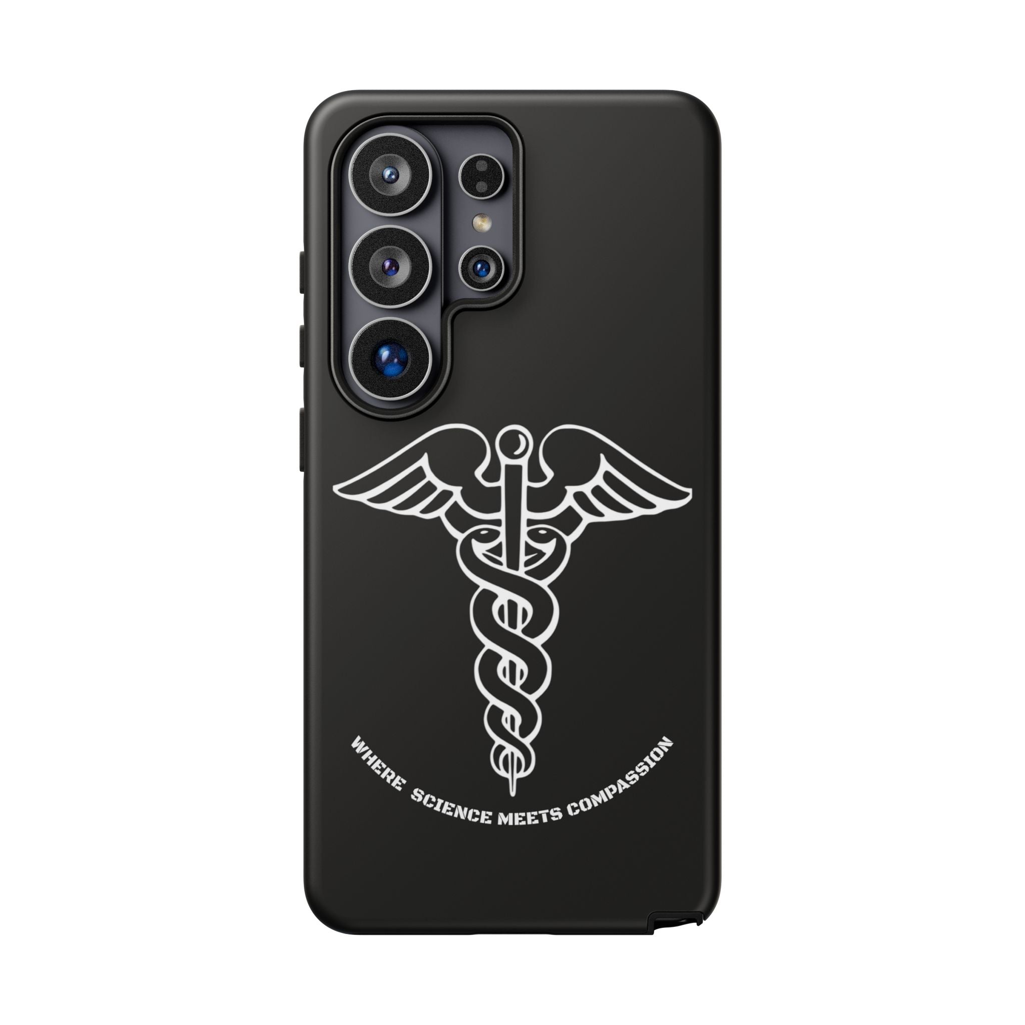 Medical Caduceus Phone Case — "Where Science Meets Compassion" Protective iPhone Cover