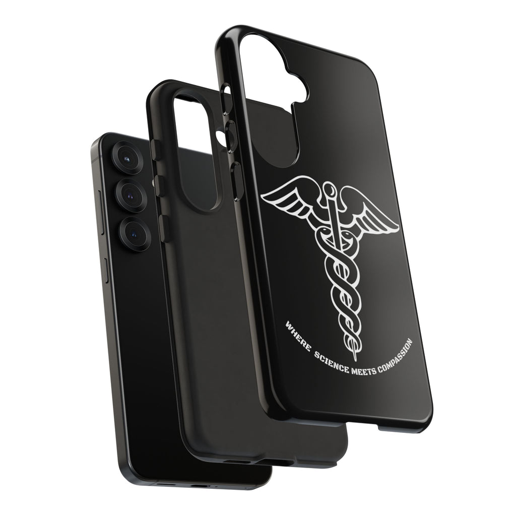 Medical Caduceus Phone Case — "Where Science Meets Compassion" Protective iPhone Cover