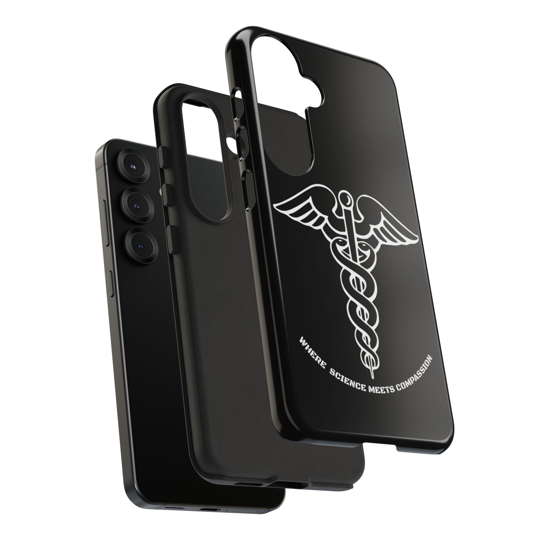 Medical Caduceus Phone Case — "Where Science Meets Compassion" Protective iPhone Cover