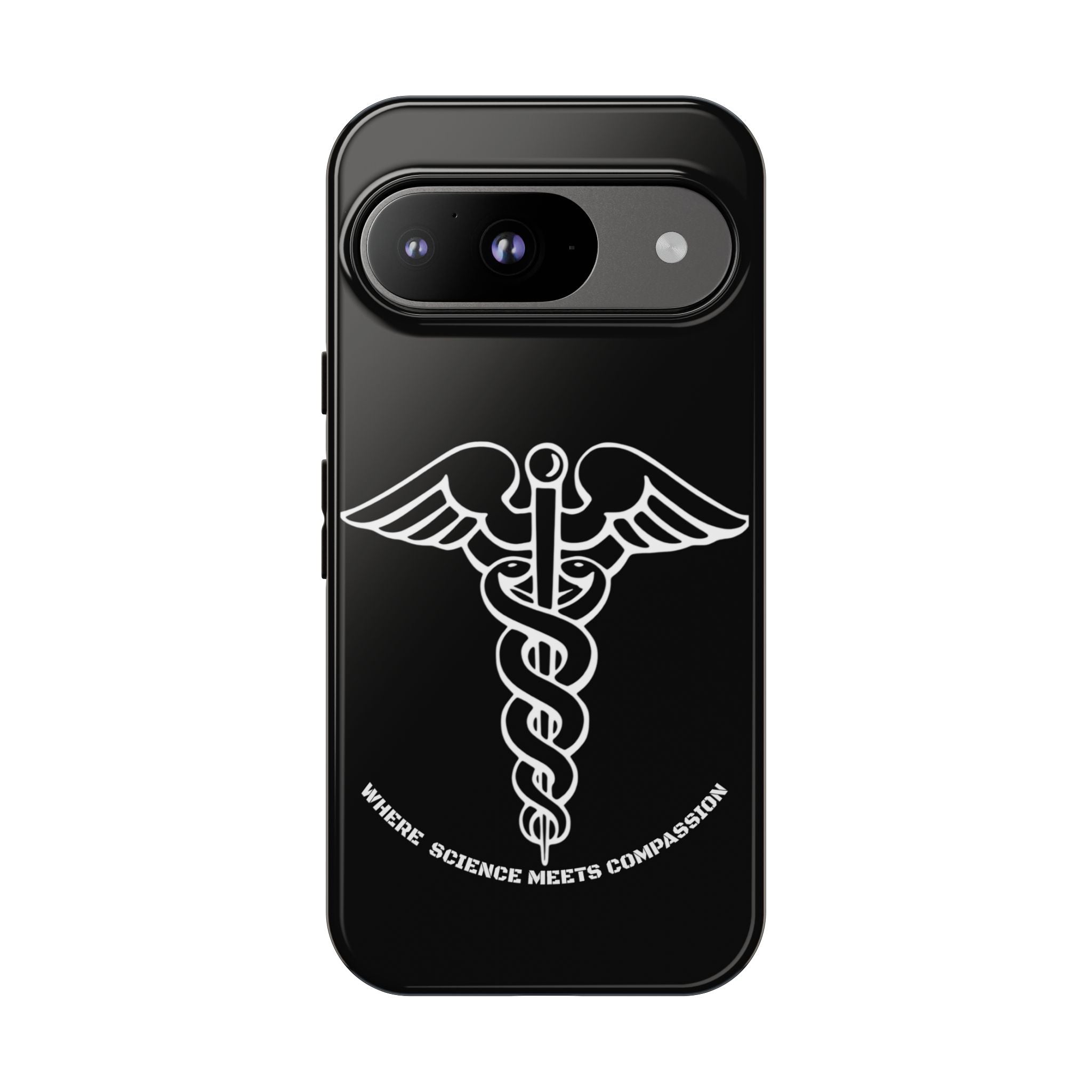 Medical Caduceus Phone Case — "Where Science Meets Compassion" Protective iPhone Cover