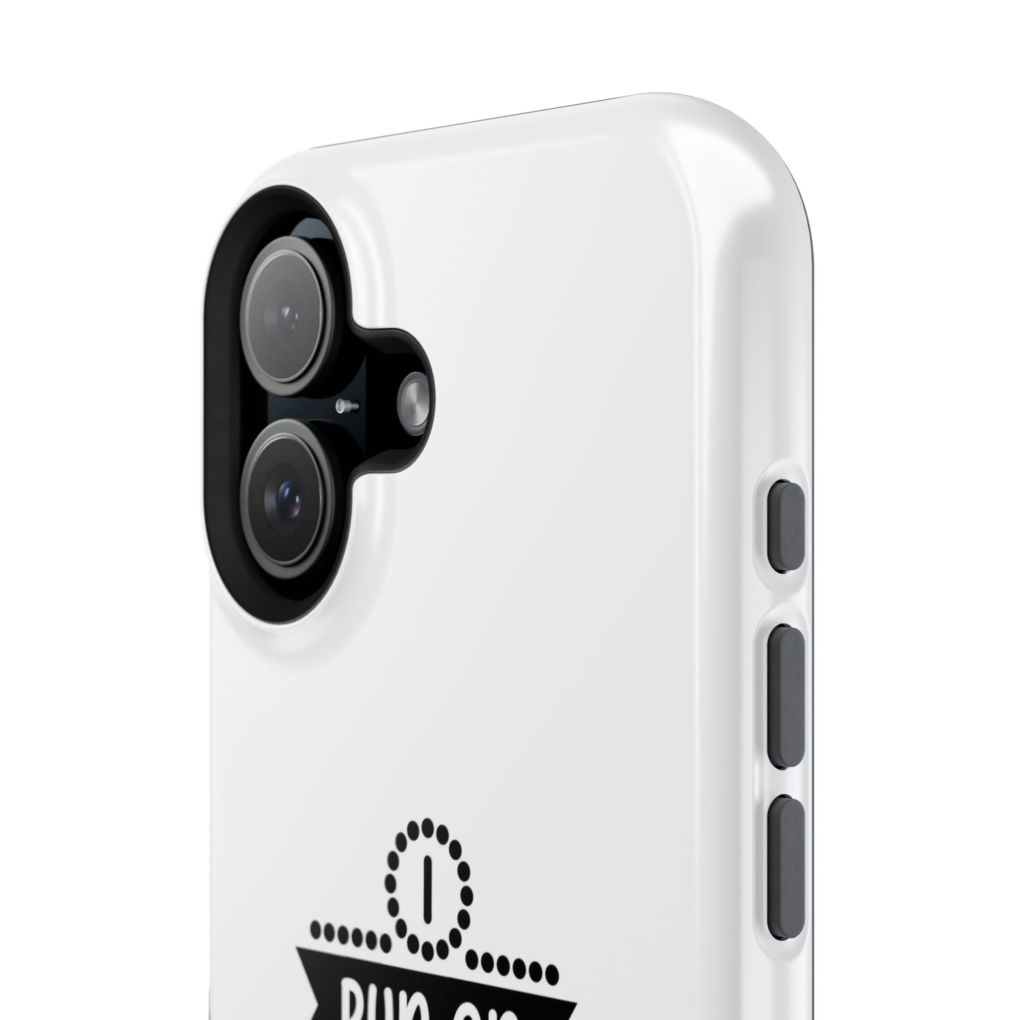Phone Case — "Run on Coffee and Chaos" Impact-Resistant Protective Cover