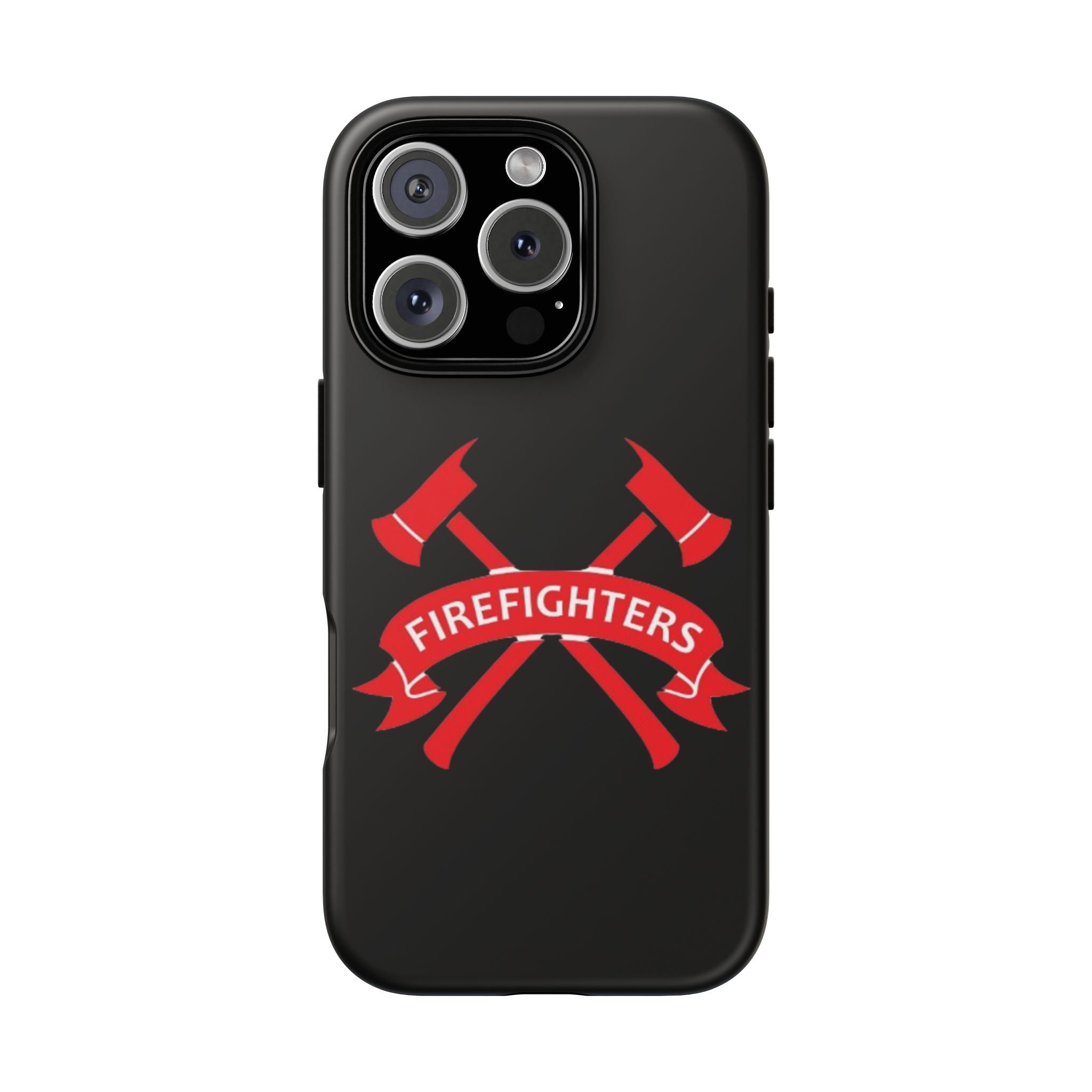 Firefighters Tough Phone Case — Red Crossed Axes Design