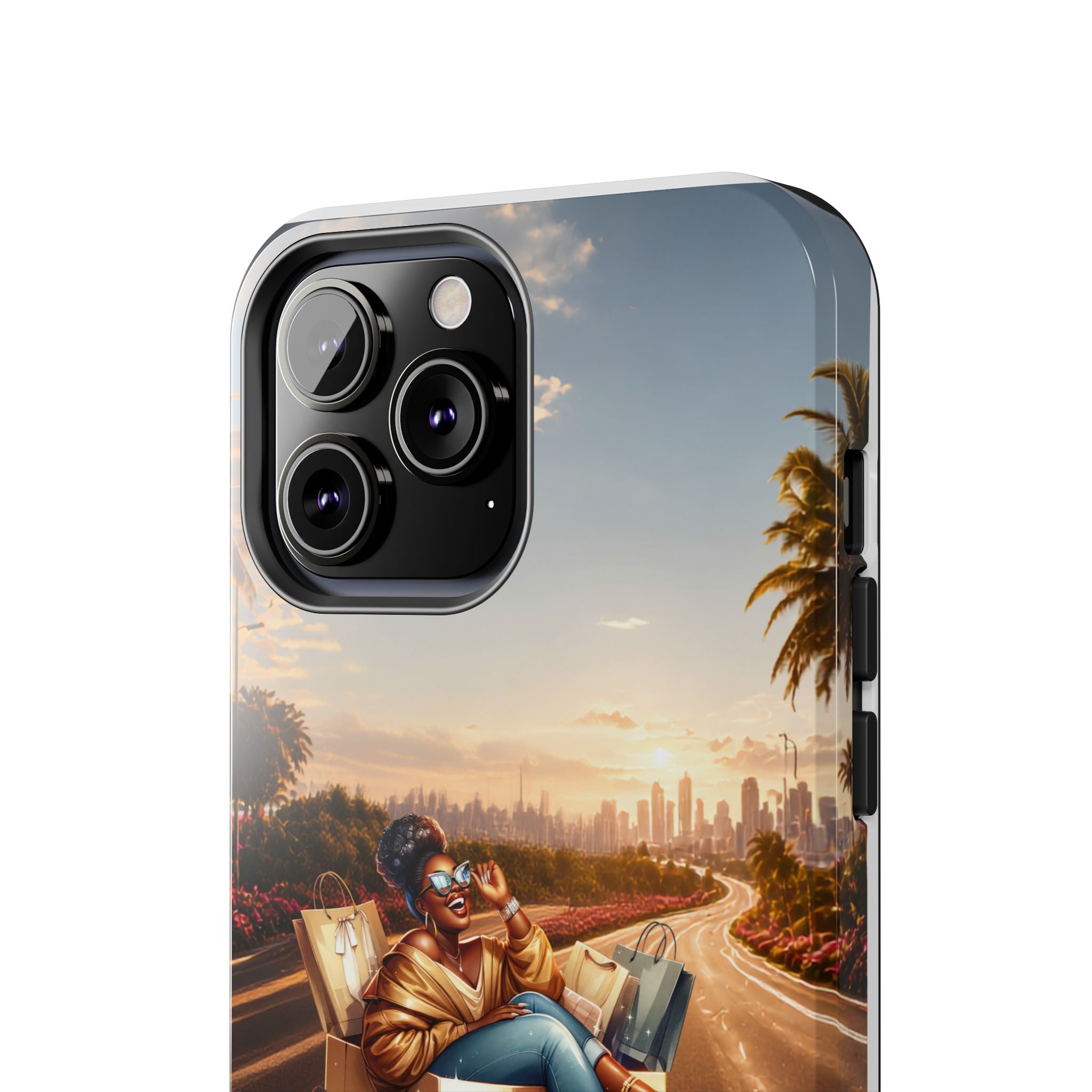 Sunset Roadtrip Tough Phone Case — Relaxed Traveler Design