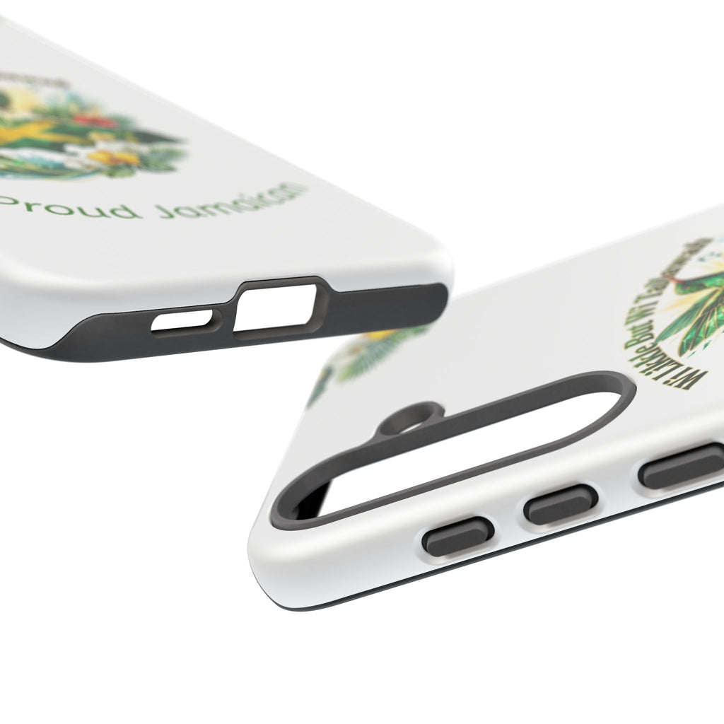 Jamaica Hummingbird Phone Case — “Wi Likkle But Wi Tallawah” Tropical Protective Cover