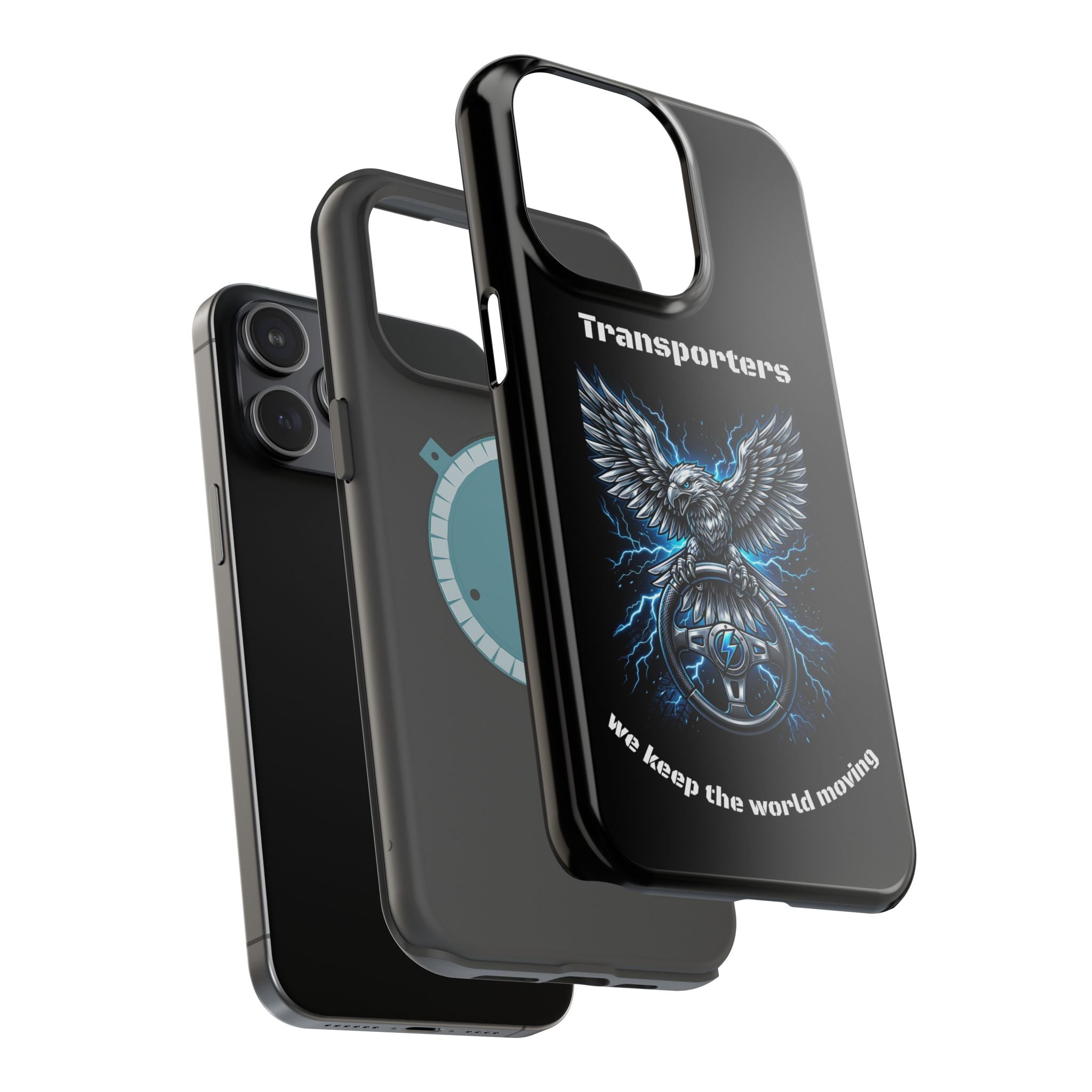 Electric Raven Magnetic Phone Case — Impact‑Resistant Protective Cover