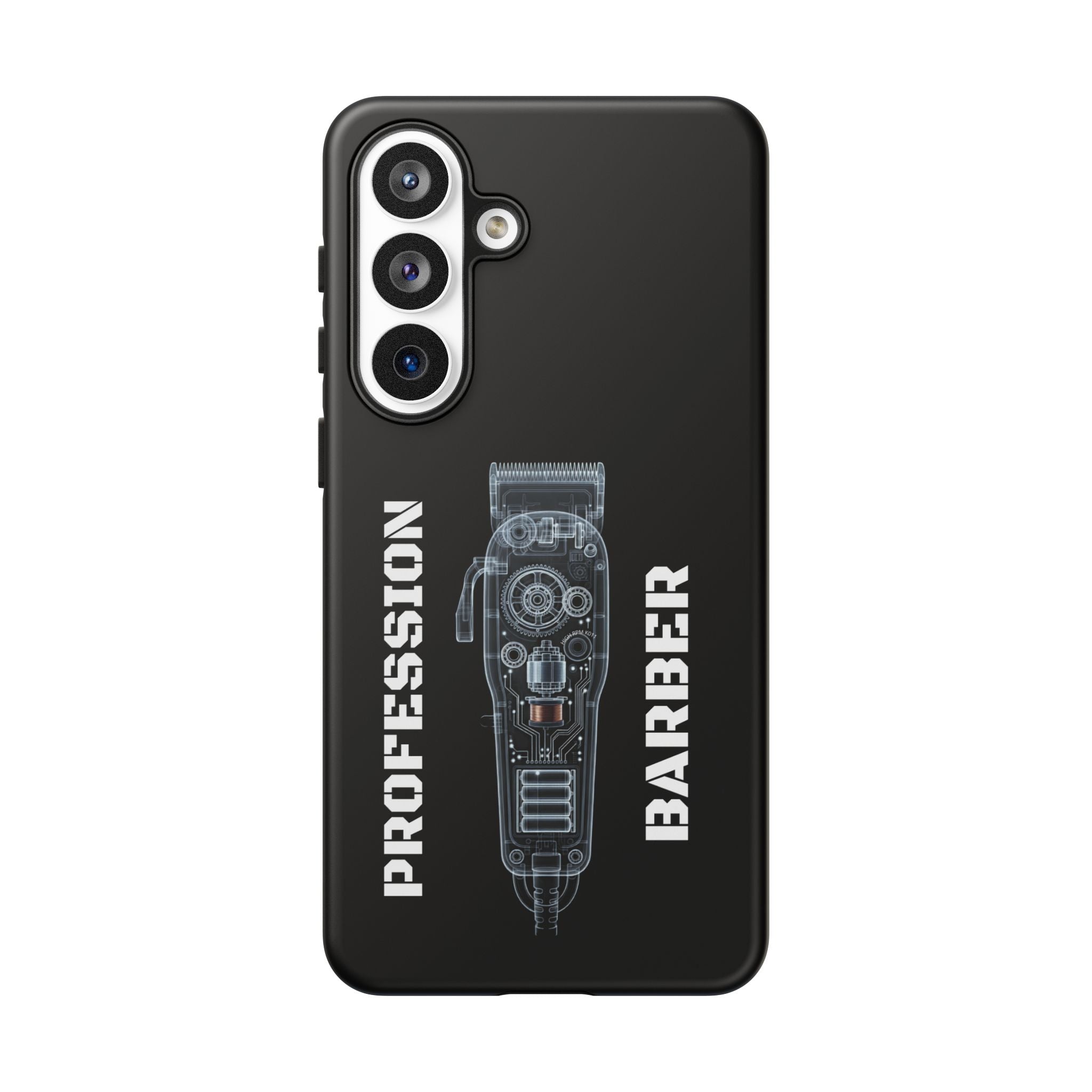 Barber Clip Cord X‑Ray Tough Phone Case – Professional Barber Gift