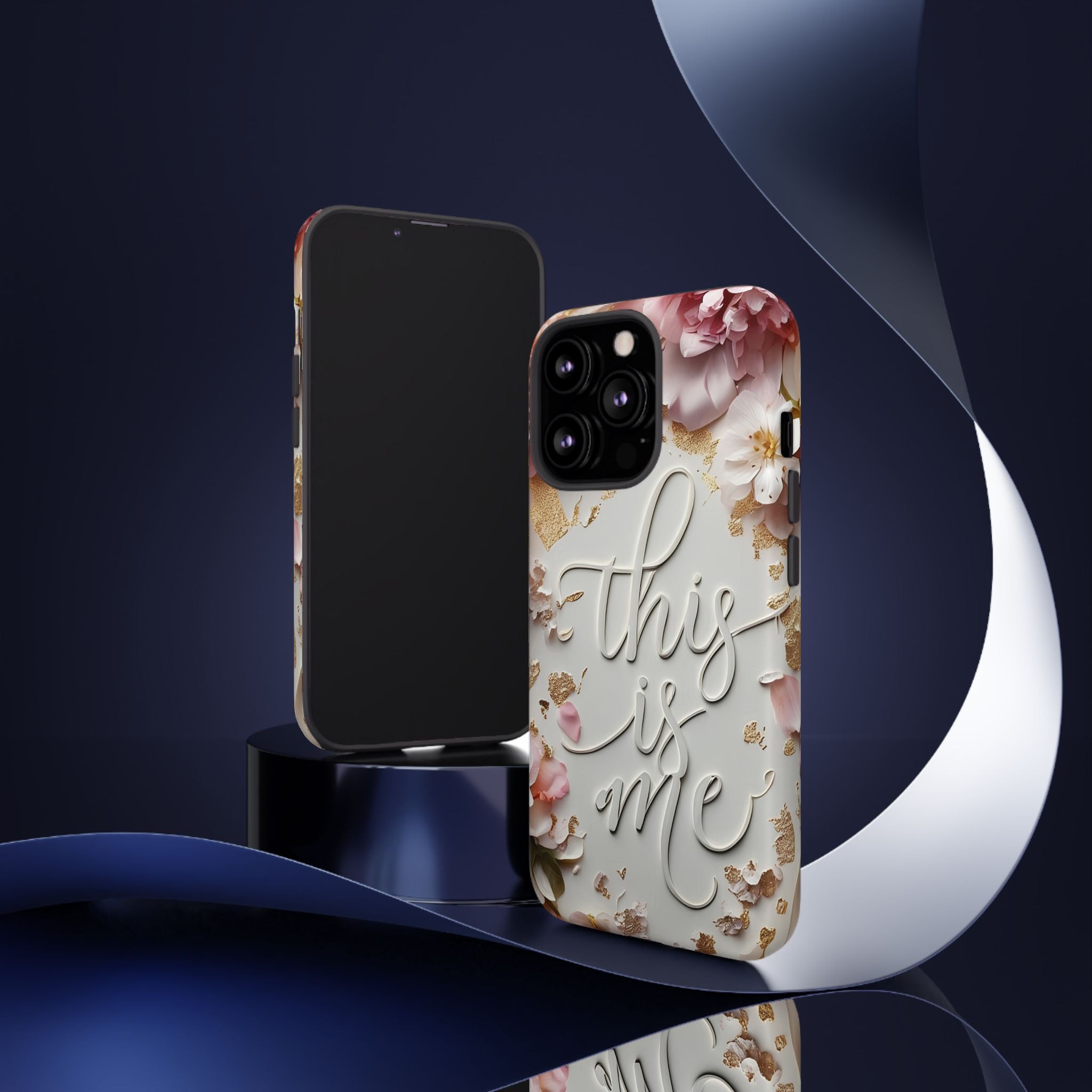 Phone Case — "This Is Me" Floral Tough Case