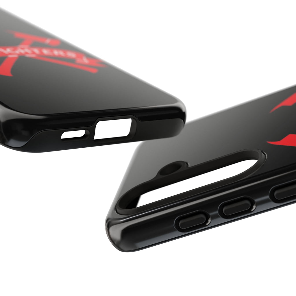 Firefighters Tough Phone Case — Red Crossed Axes Design