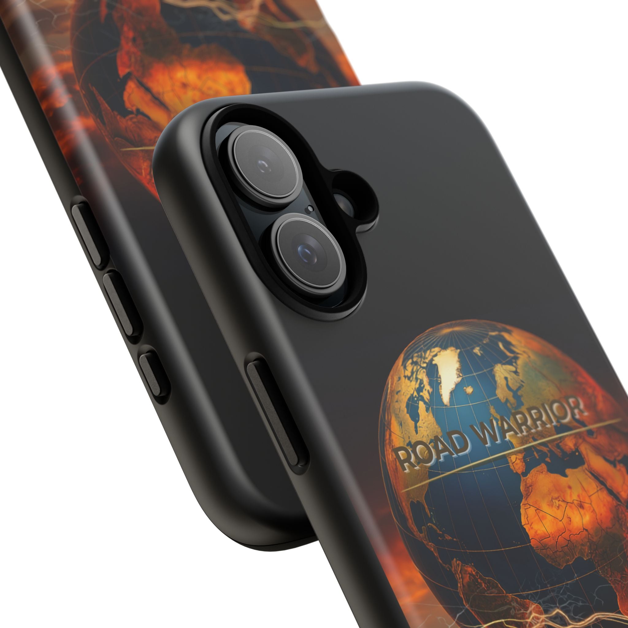 Truck Driver Phone Case — 'Global Road Warrior' Semi Truck Globe Tough Phone Cover