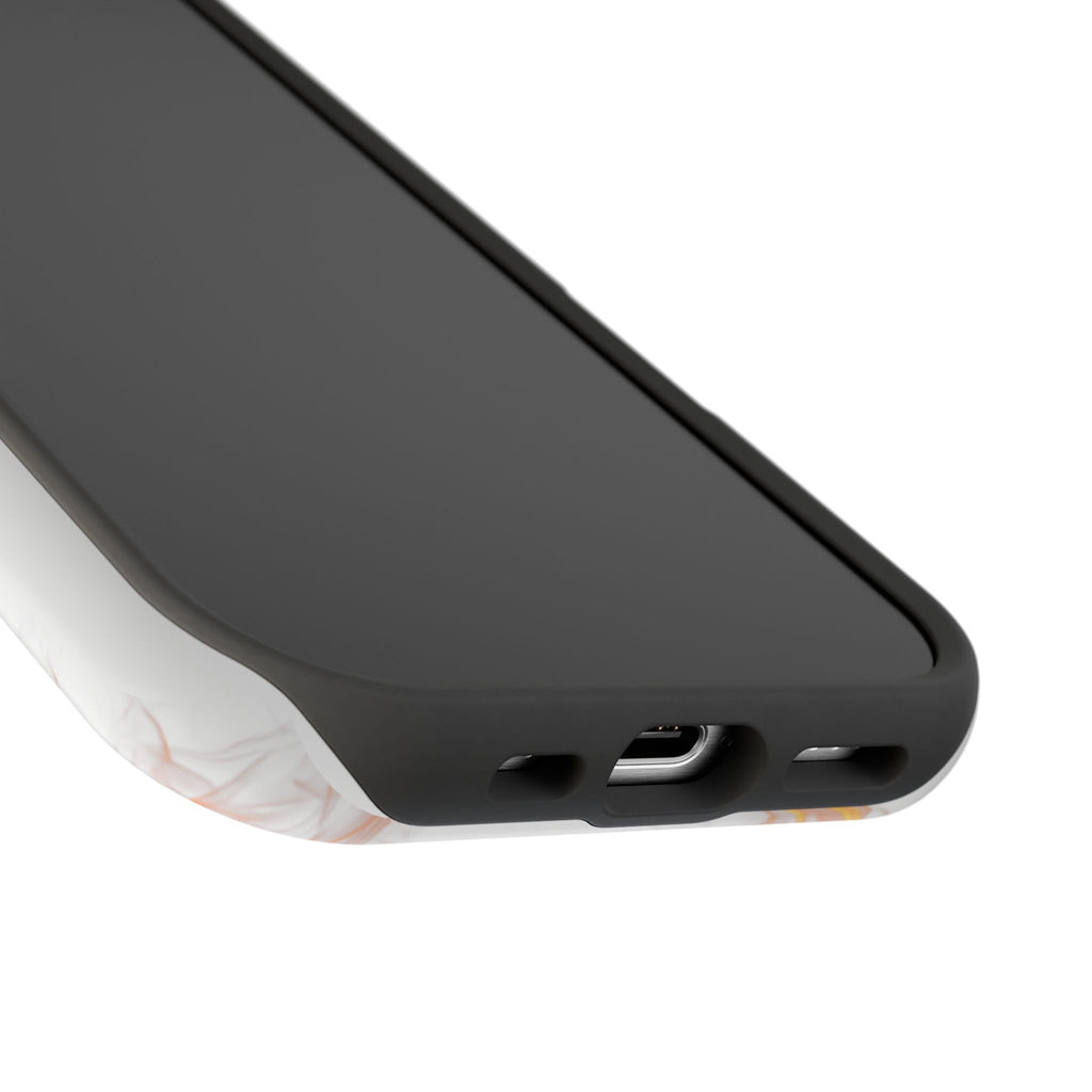 Firefighters Magnetic Impact-Resistant Phone Case — Flame Design with Maltese Cross